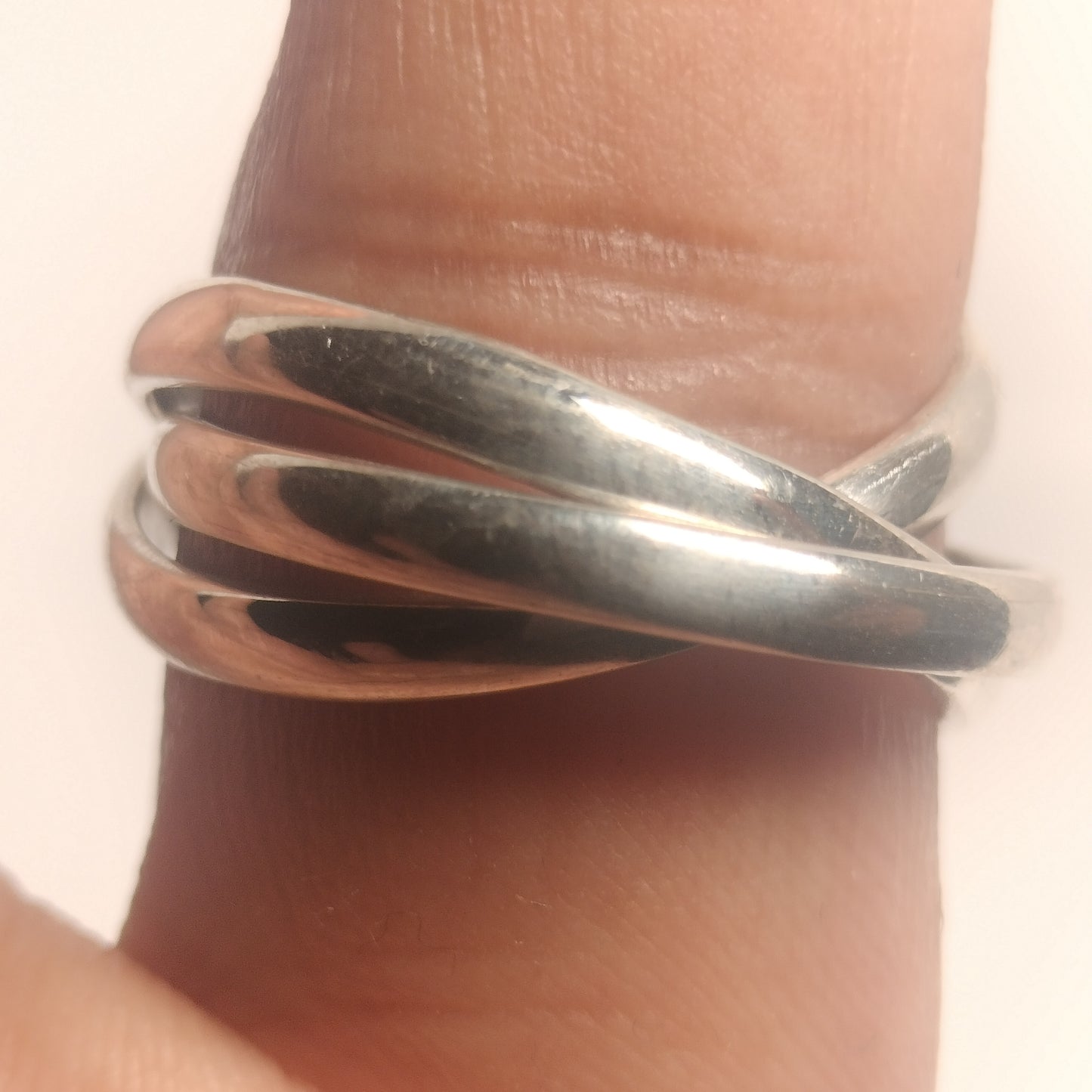 Sterling Silver Triple Band