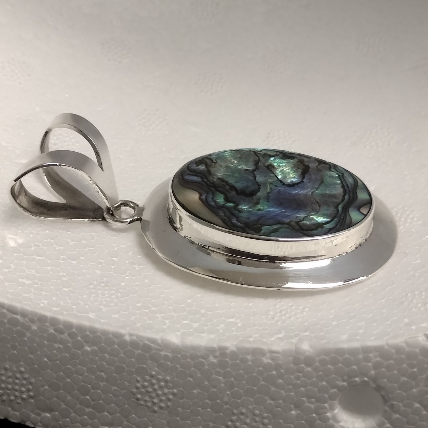 Sterling Silver Abalone Pendant