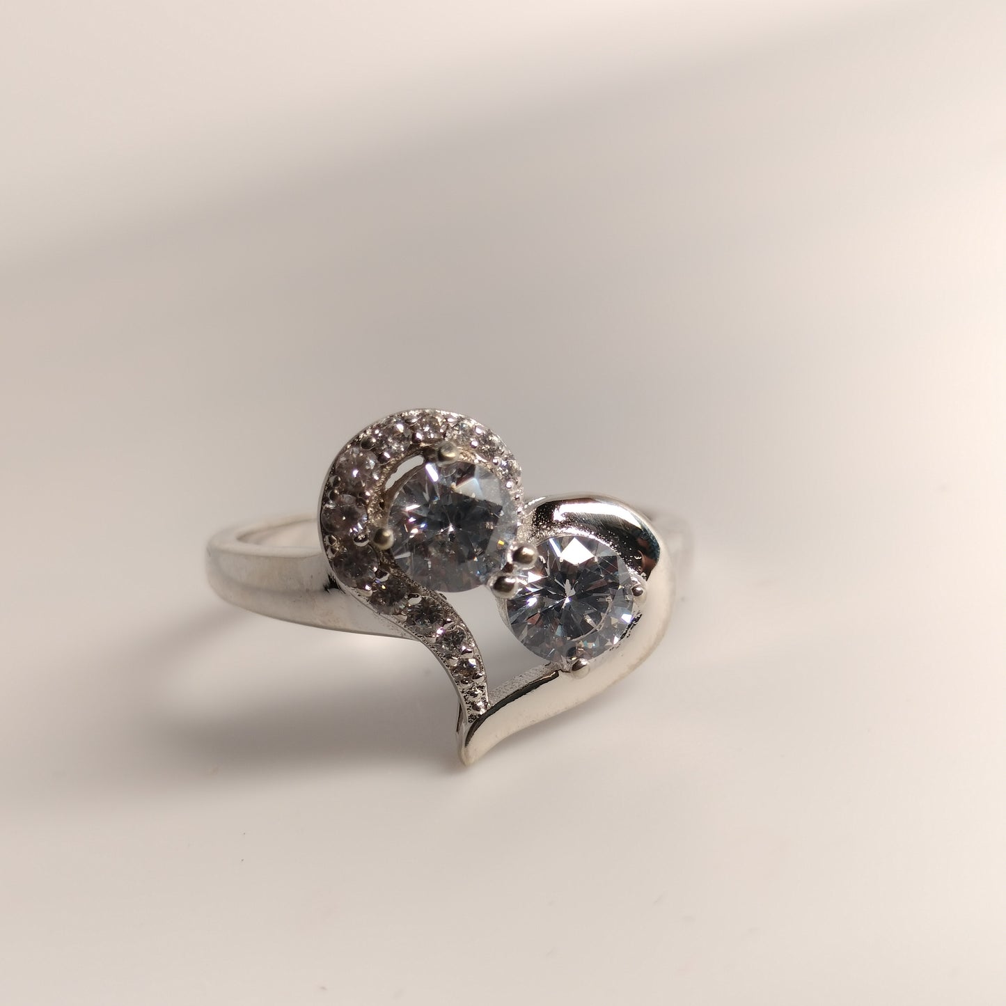 Sterling Silver Cubic Zirconia Ring