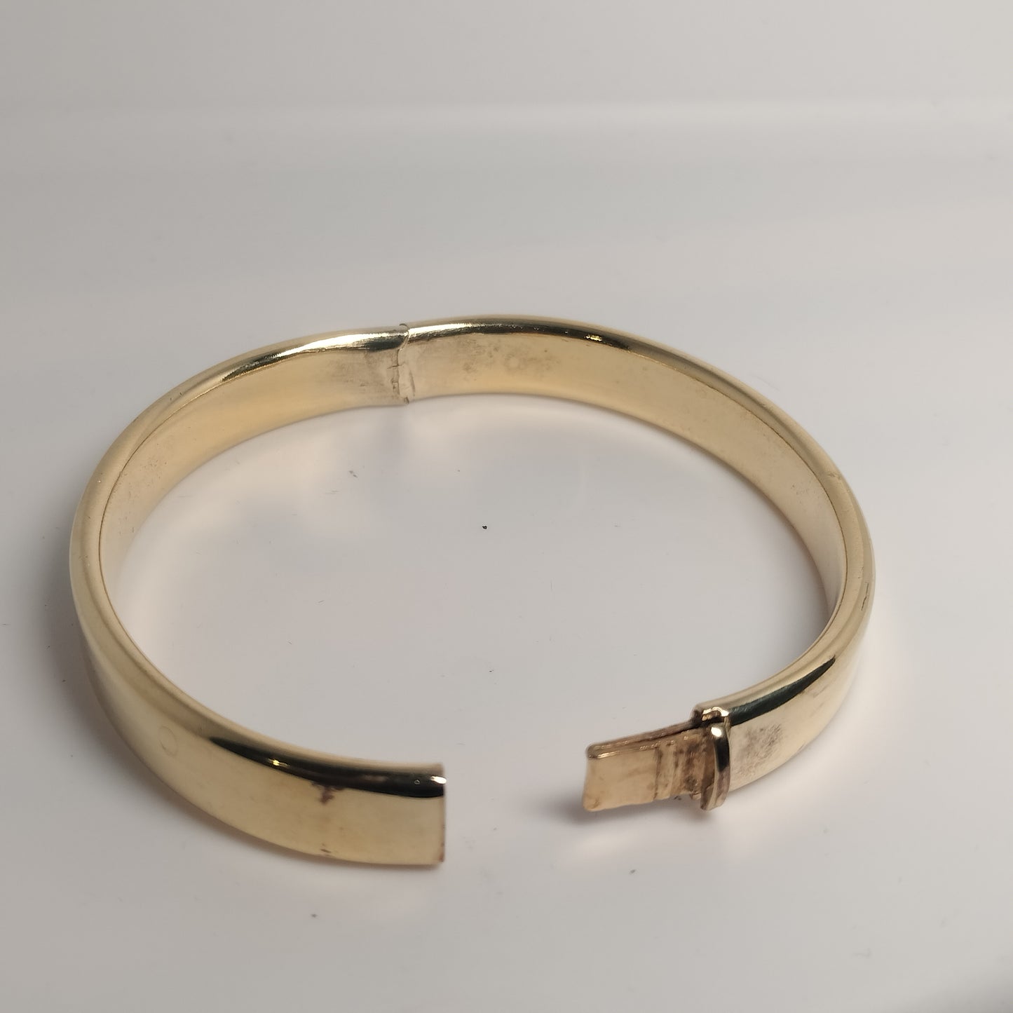 Gold Over Sterling Silver Bangle Bracelet