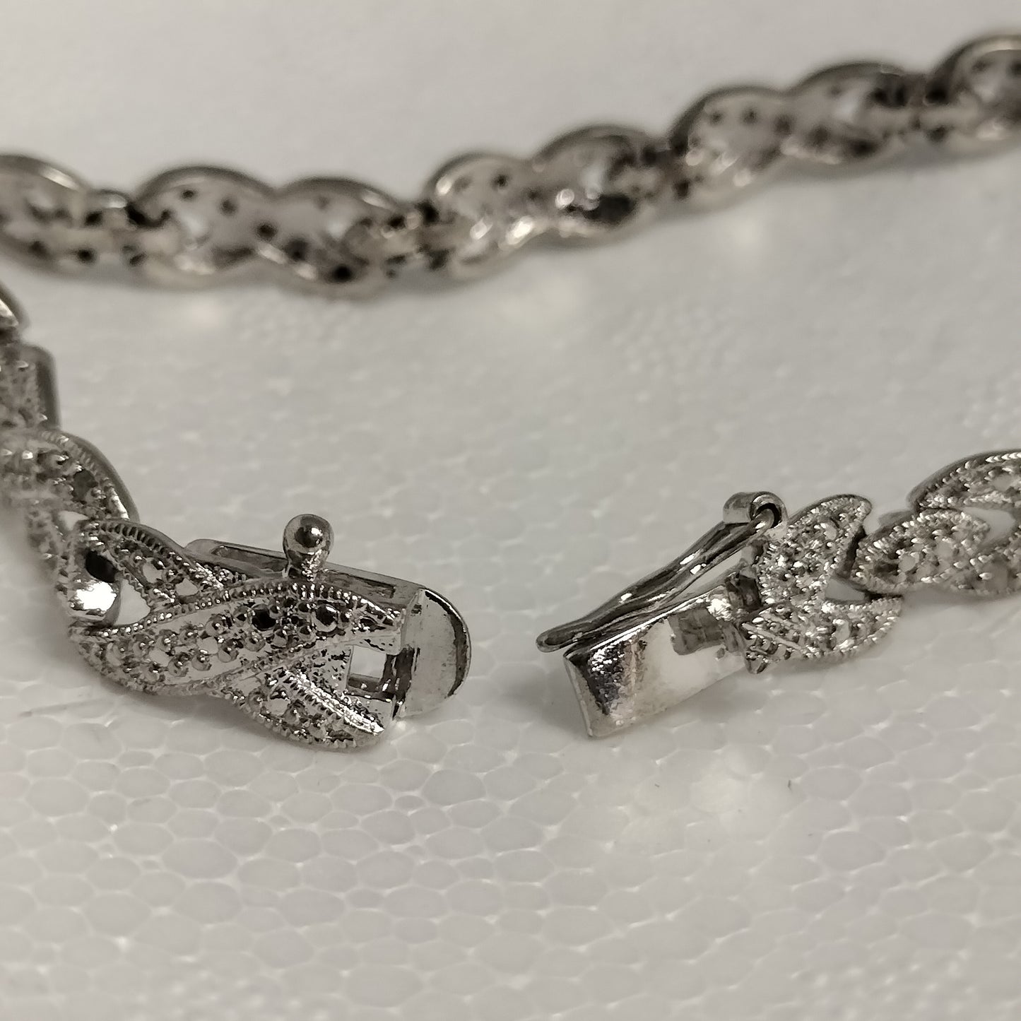 Sterling Silver Diamond Tennis Bracelet