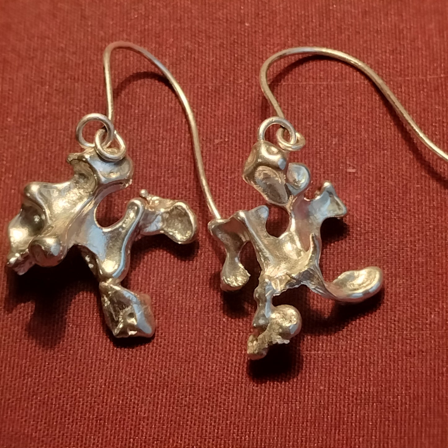 Sterling Silver Freeform Earrings