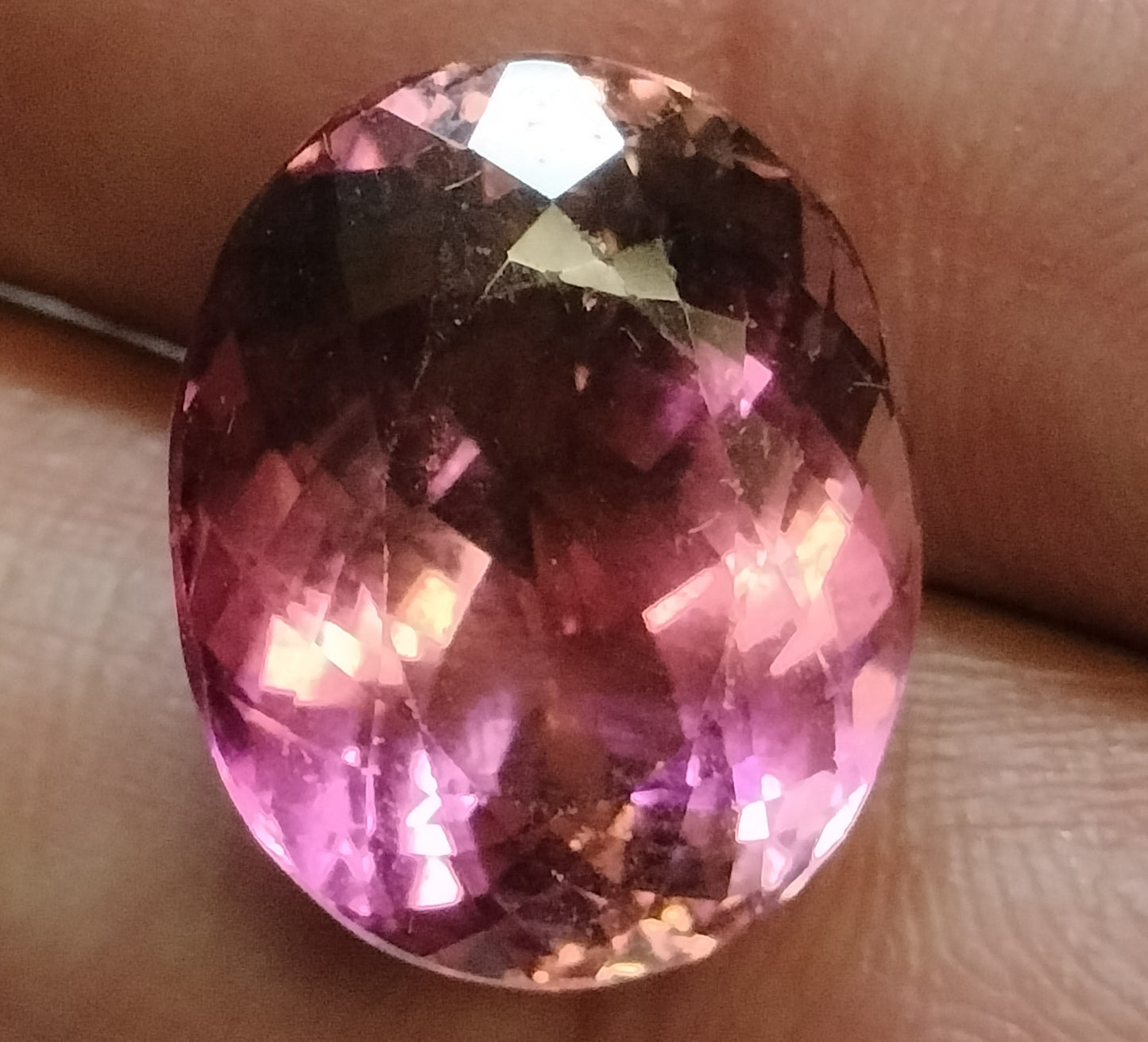 14.42 Carat Pink Topaz