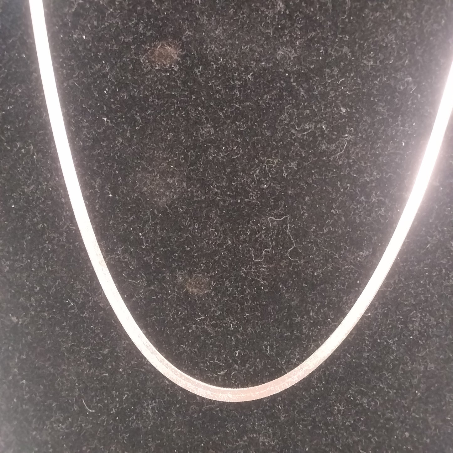 Sterling Silver Herringbone Necklace