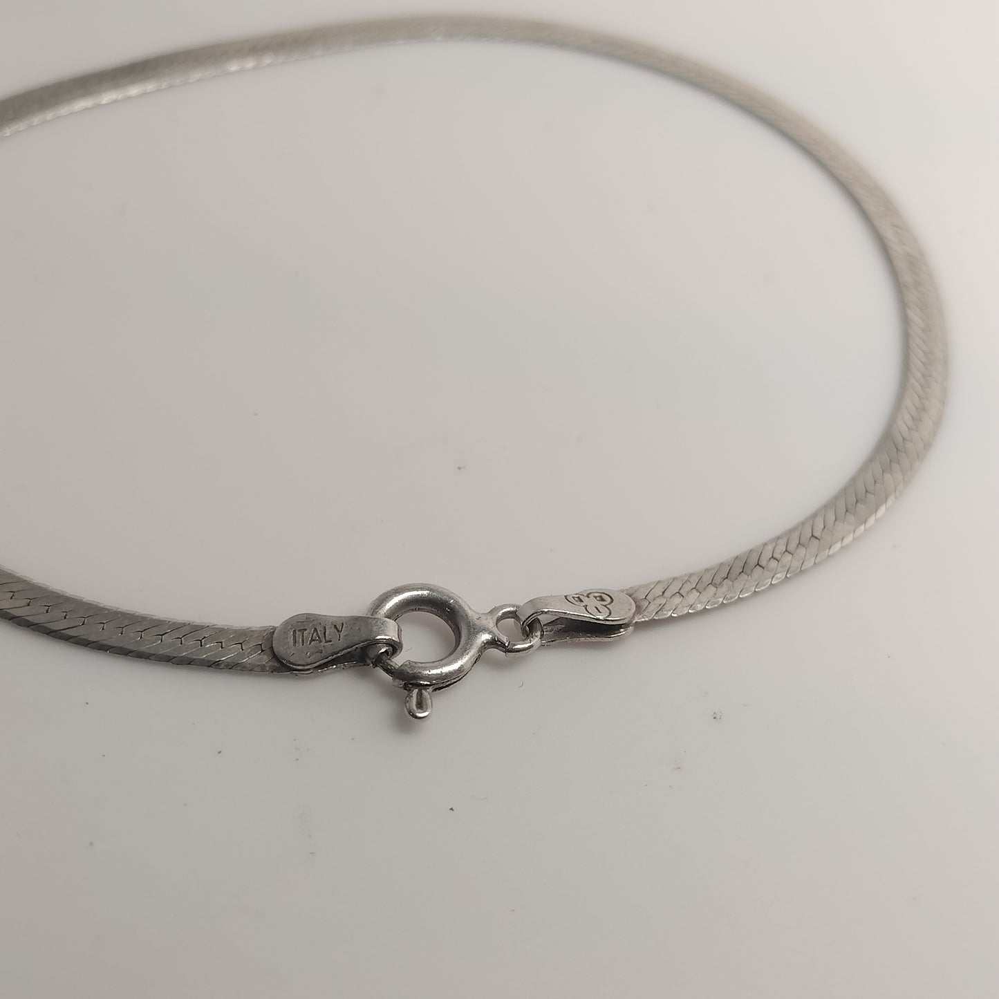 Sterling Silver Herringbone Bracelet