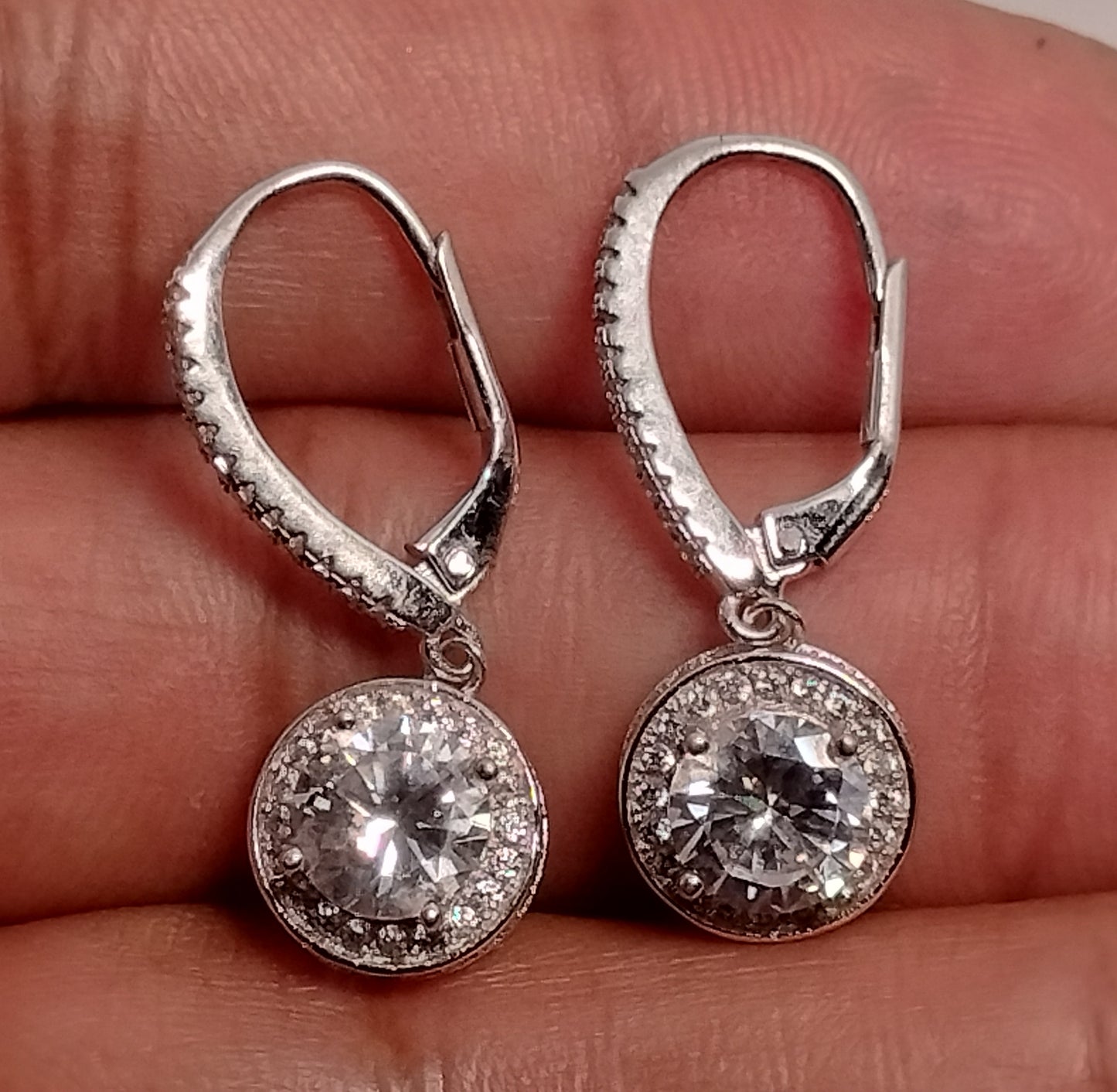 Sterling Silver Cubic Zirconia Earrings