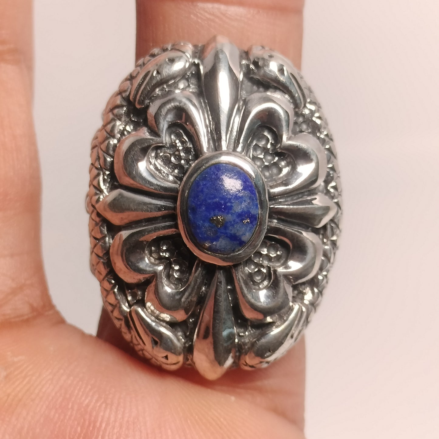 Sterling Silver Lapis Ring