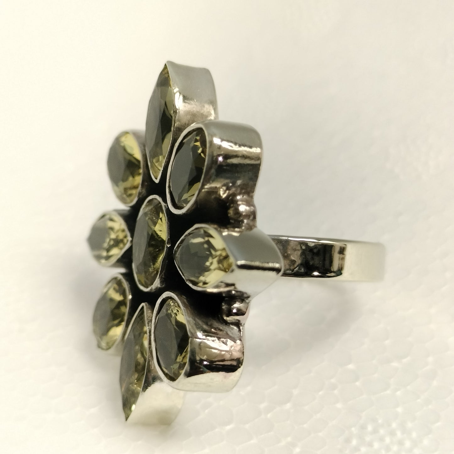 Sterling Silver Lemon Quartz Ring