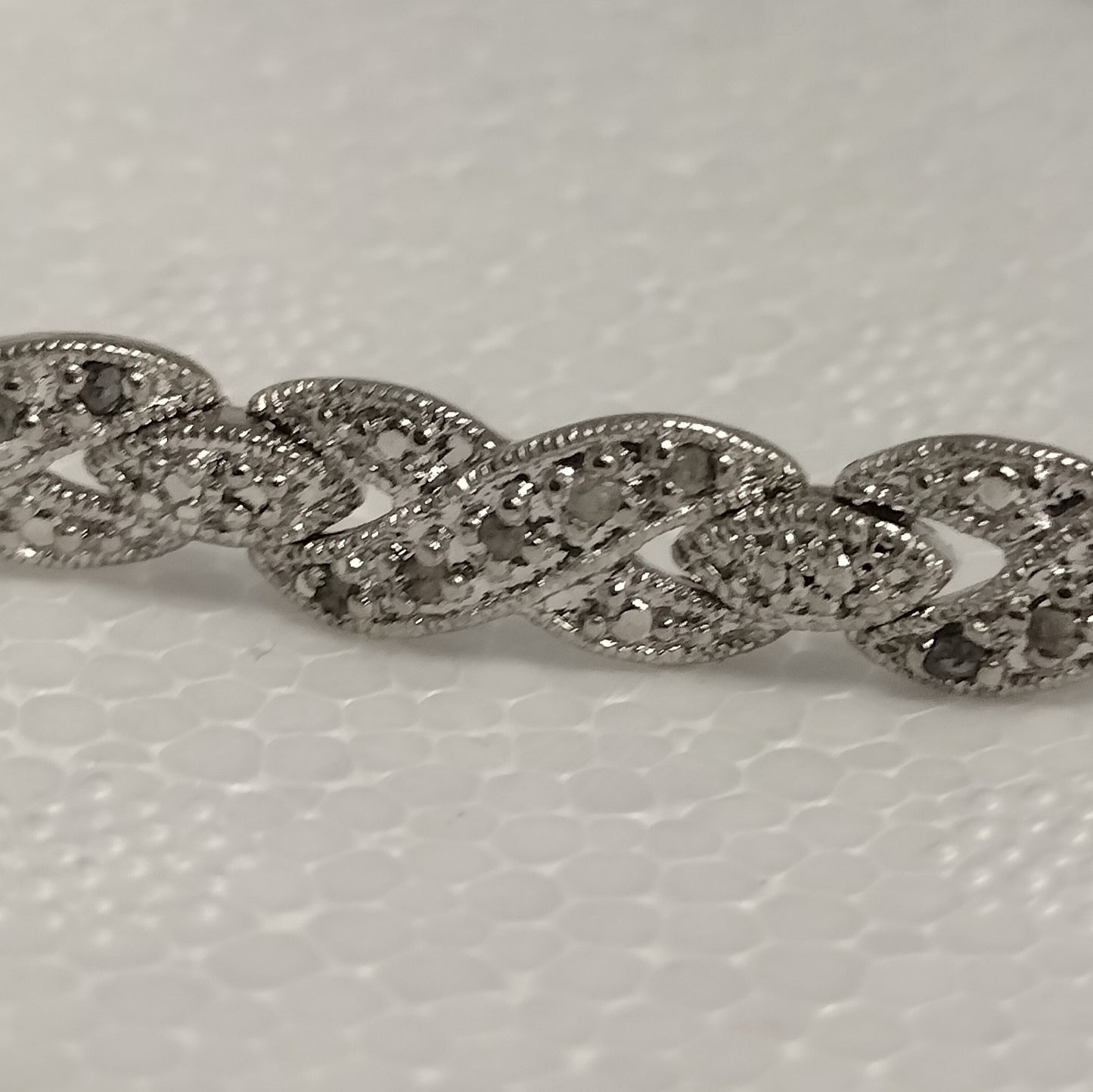 Sterling Silver Diamond Tennis Bracelet