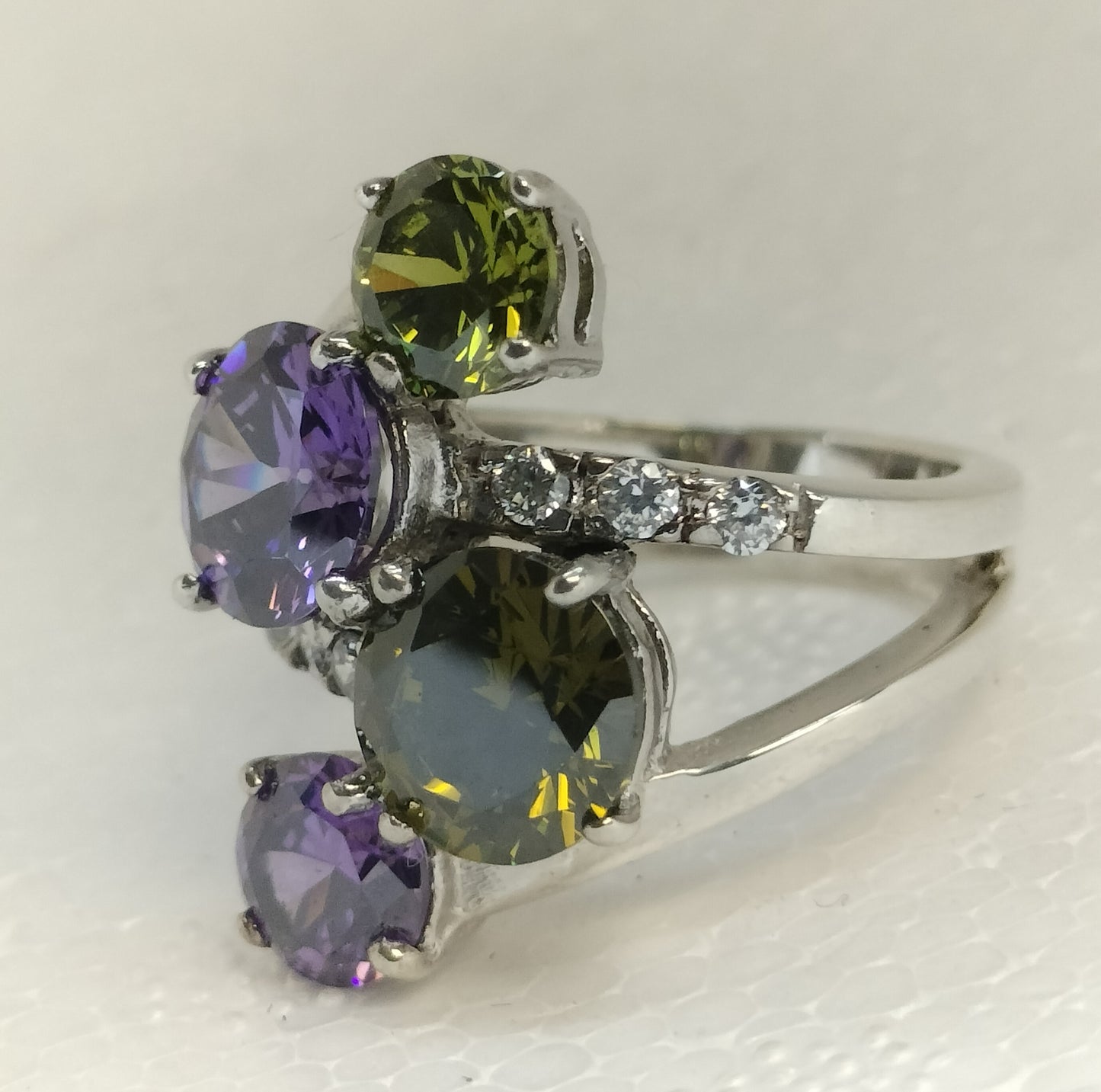 Sterling Silver Cubic Zirconia Ring