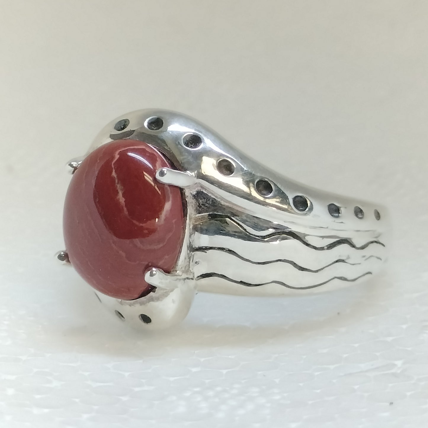 Sterling Silver Jasper Ring