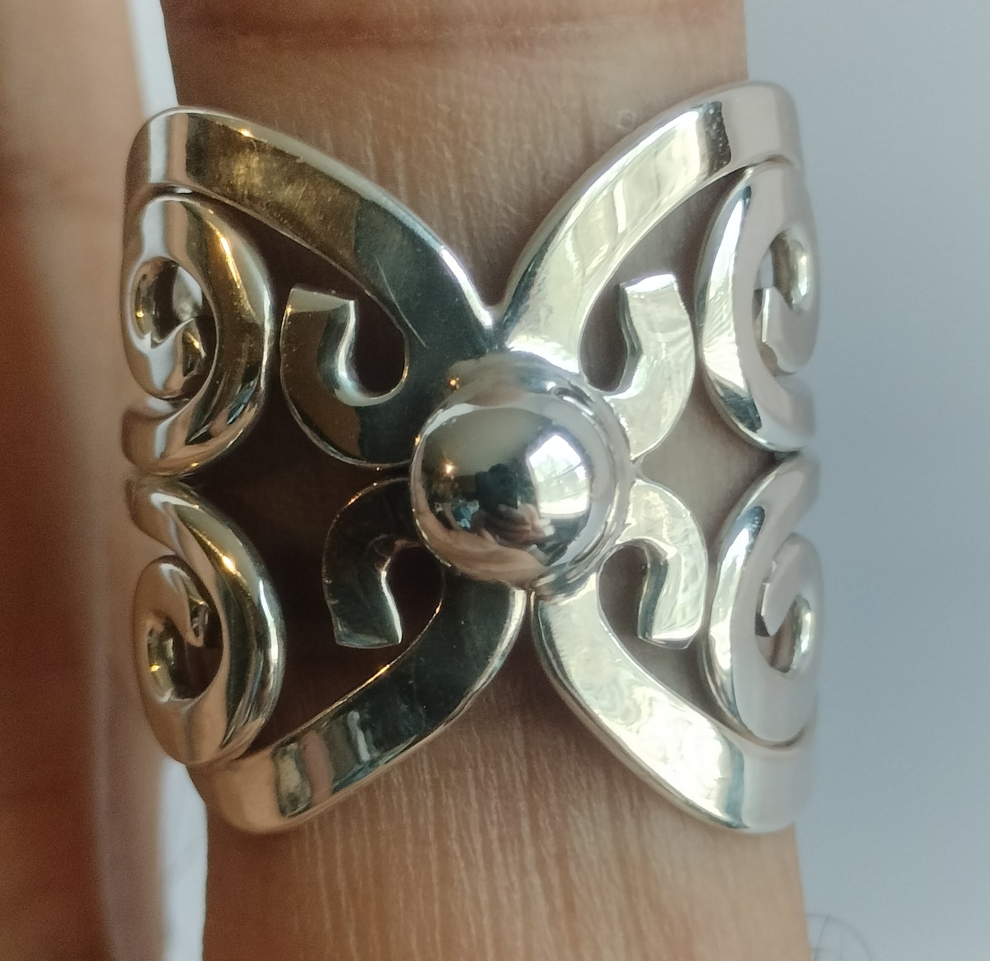 Sterling Silver Butterfly Ring