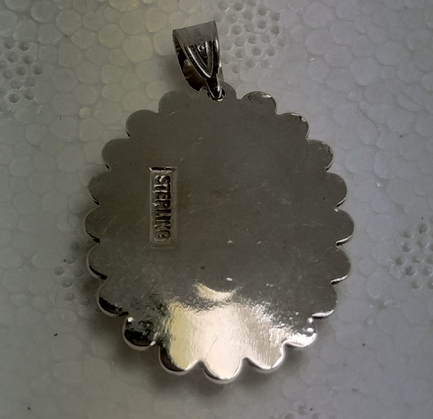 Sterling Silver Goldstone Pendant
