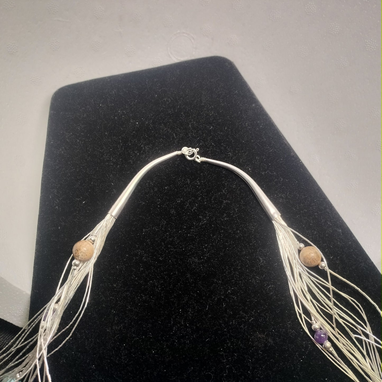 Liquid Sterling Silver Bead Necklace