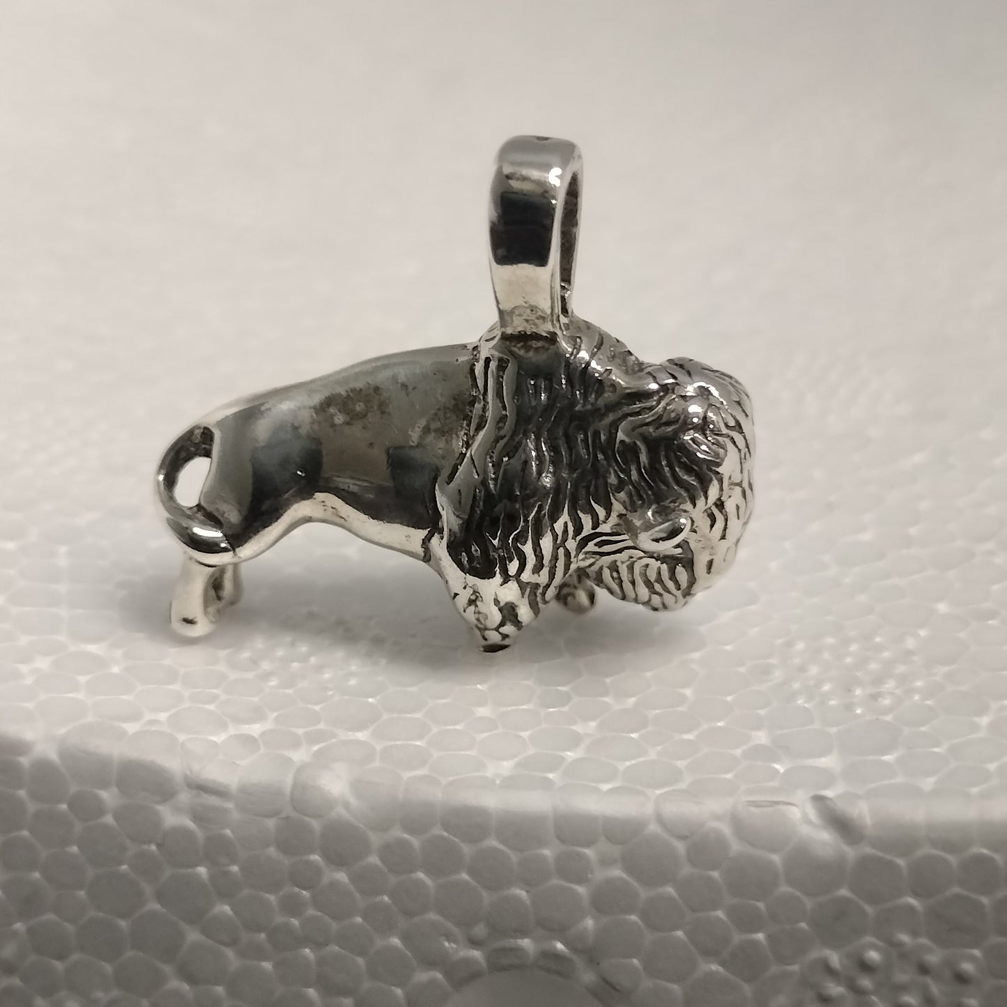 Sterling Silver Buffalo Pendant