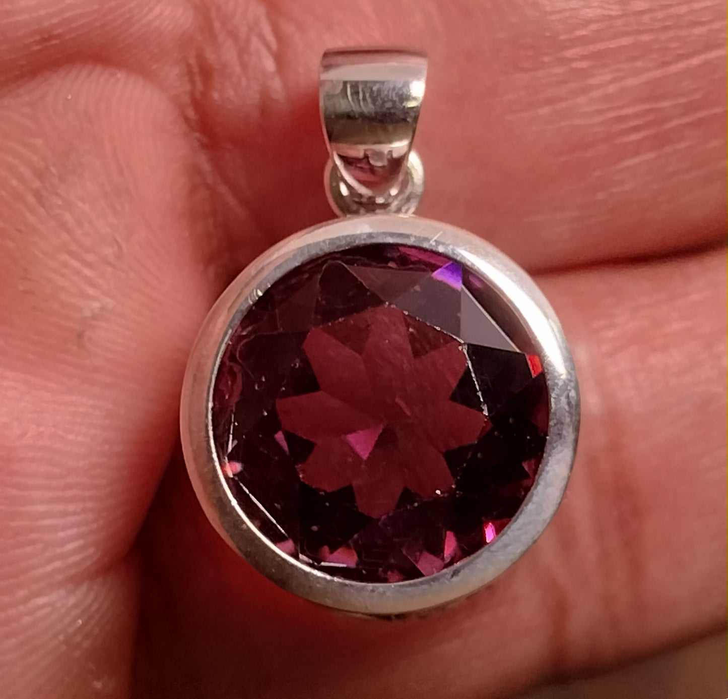 Sterling Silver Amethyst Pendant