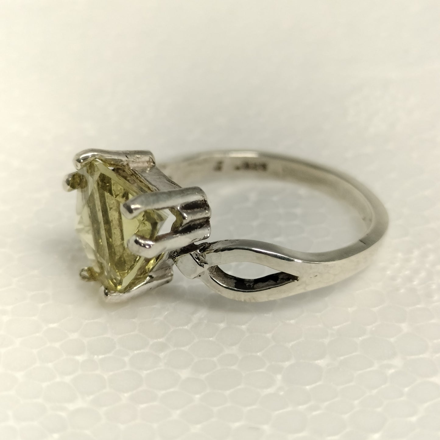 Sterling Silver Lemon Quartz Ring