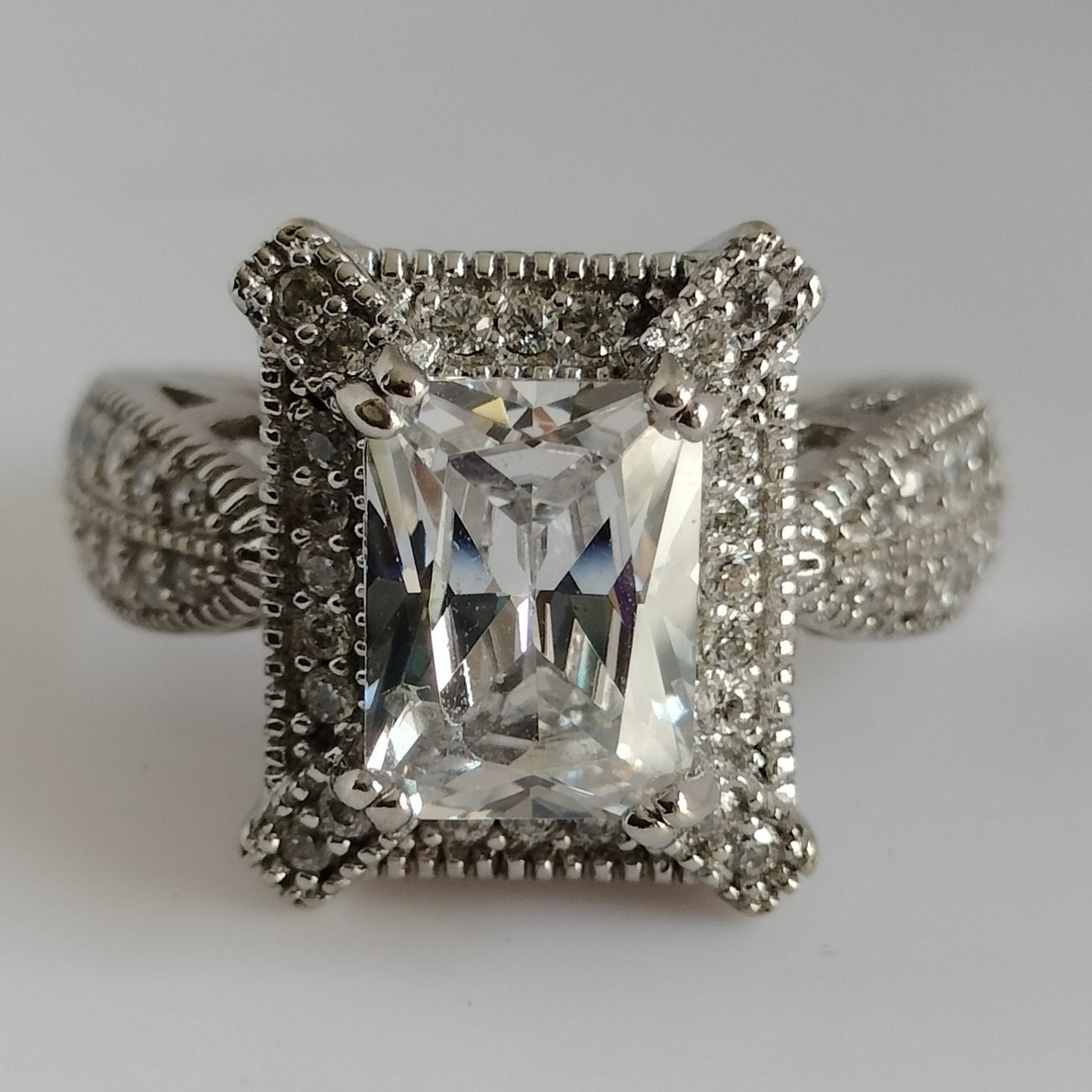 Sterling Silver Cubic Zirconia Ring