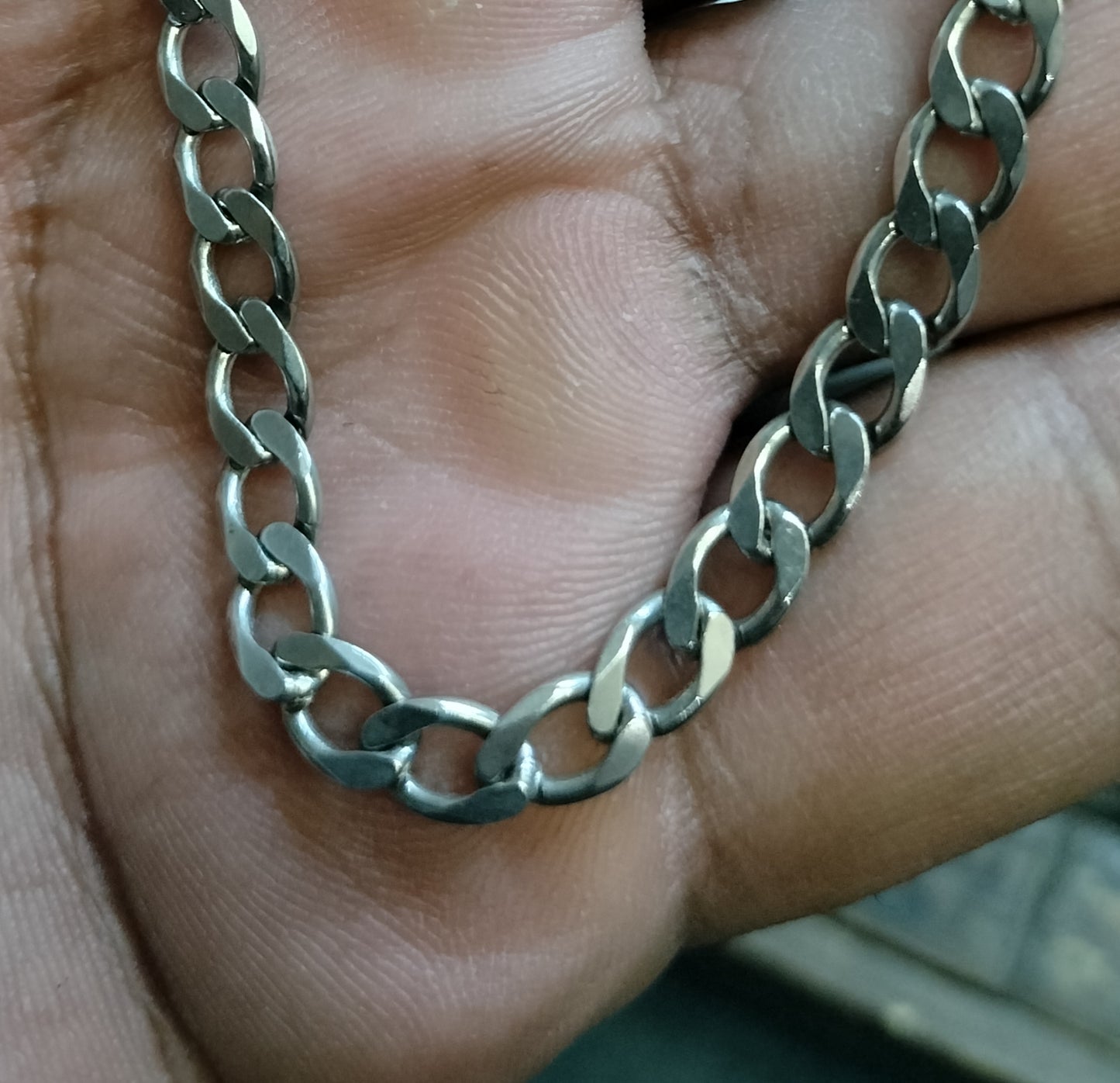 Sterling Silver Curb Link Necklace
