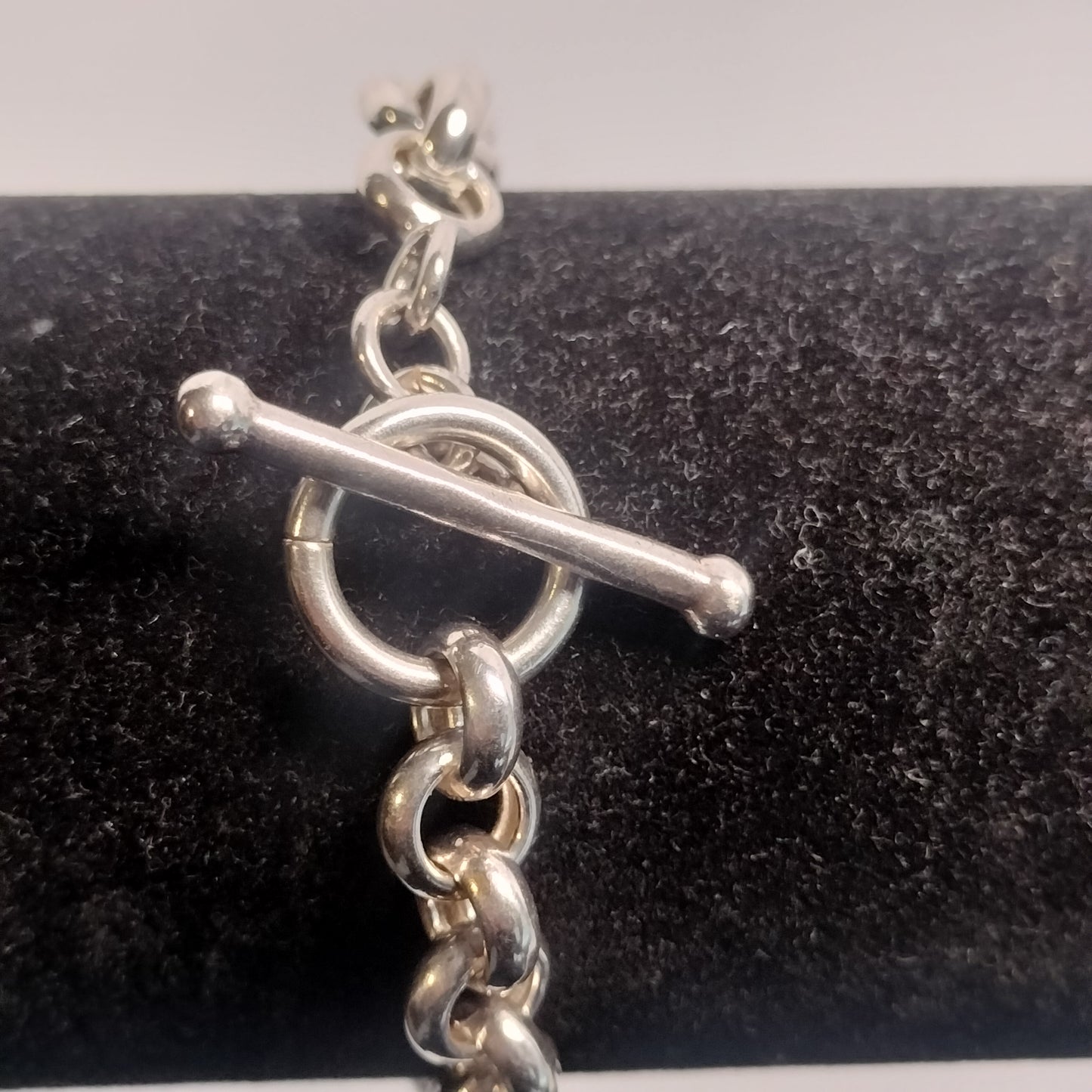 Sterling Silver Toggle Bracelet