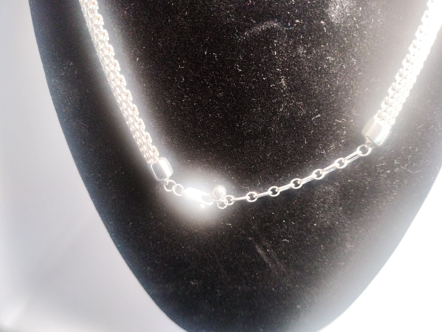 Sterling Silver Bismarck Necklace