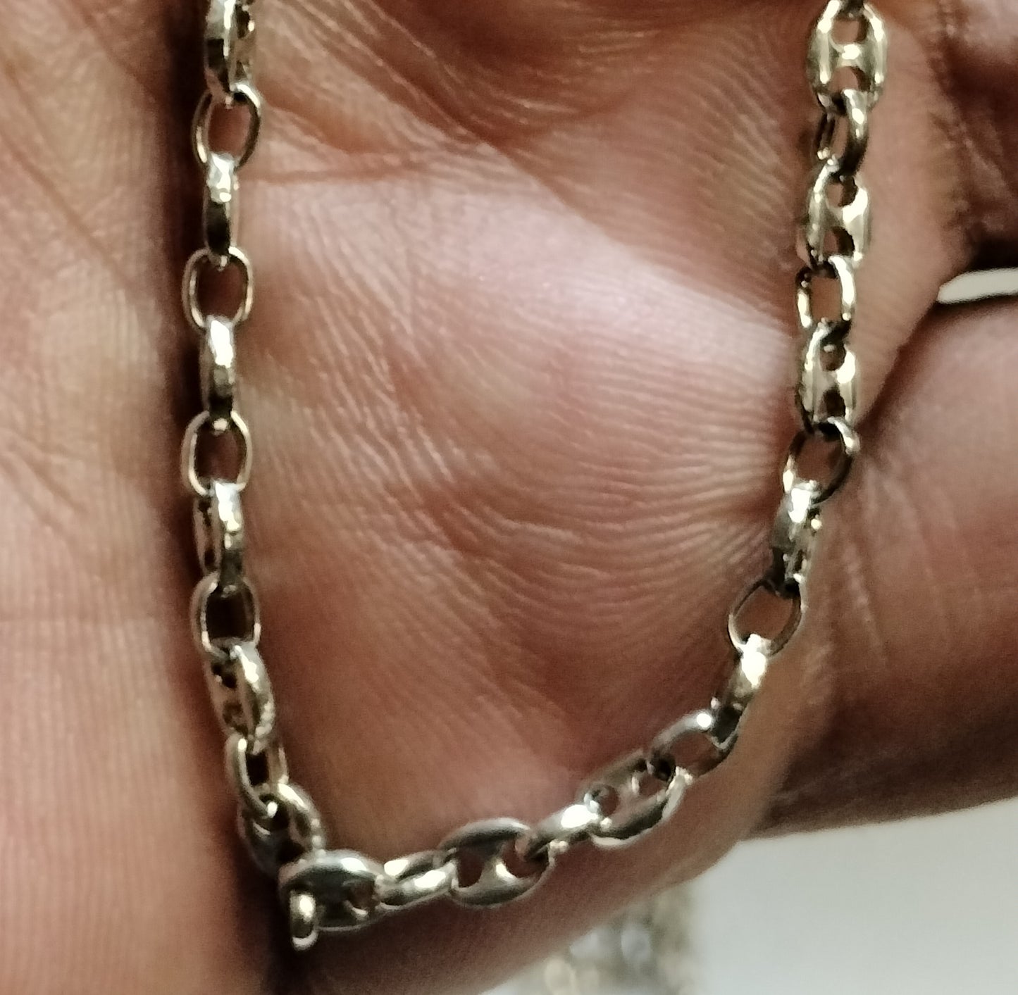 Sterling Silver Gucci Link Chain