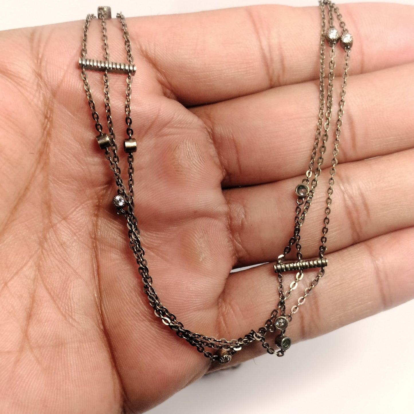 Sterling Silver Cubic Zirconia Necklace