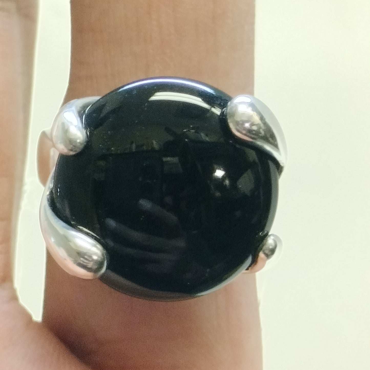 Sterling Silver Onyx Ring