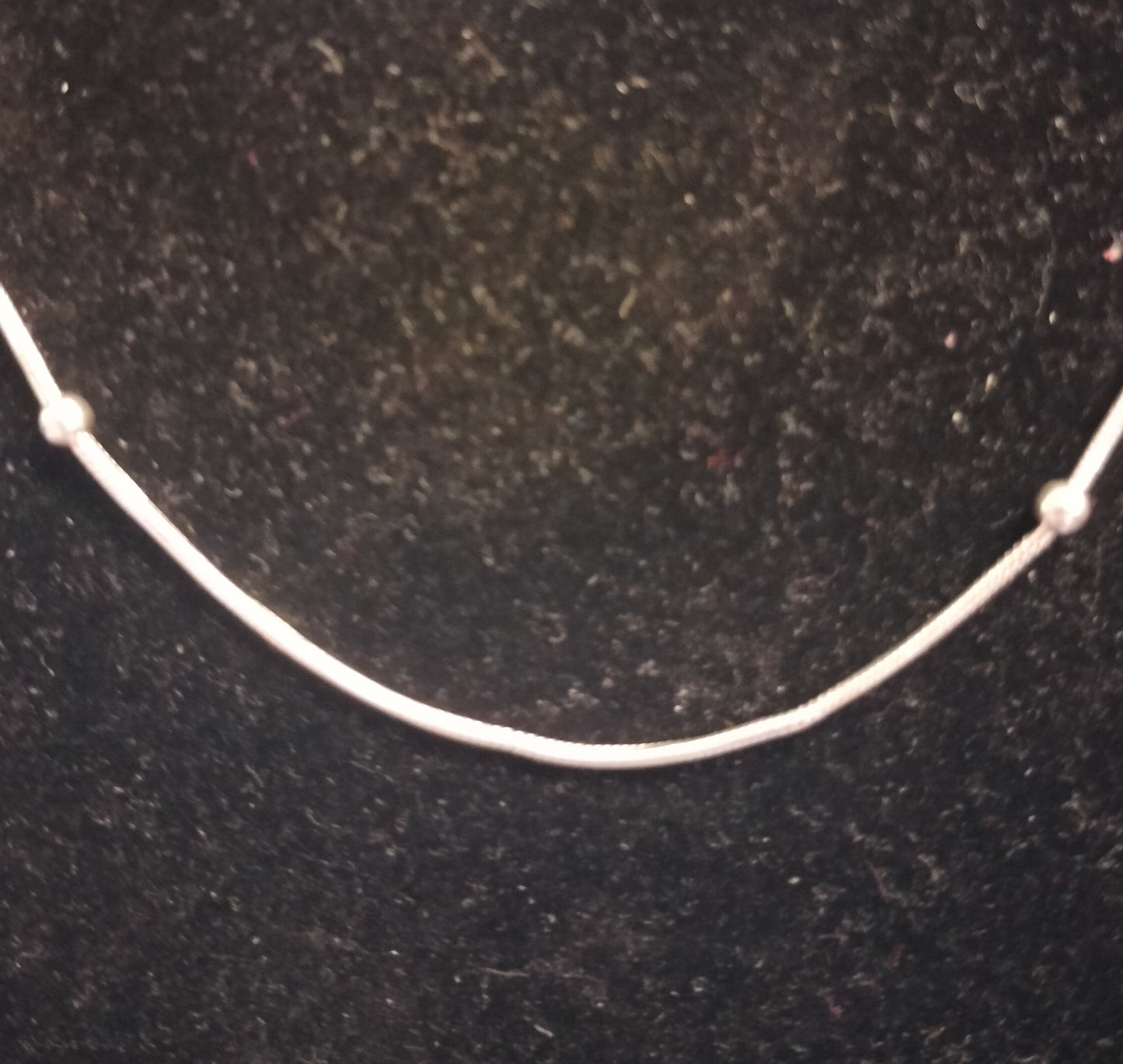 Sterling Silver Snake Chain with Beads