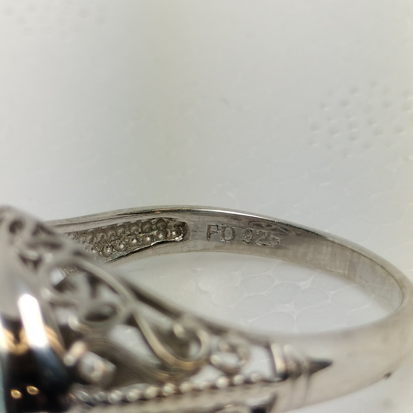 Sterling Silver Aquamarine Ring