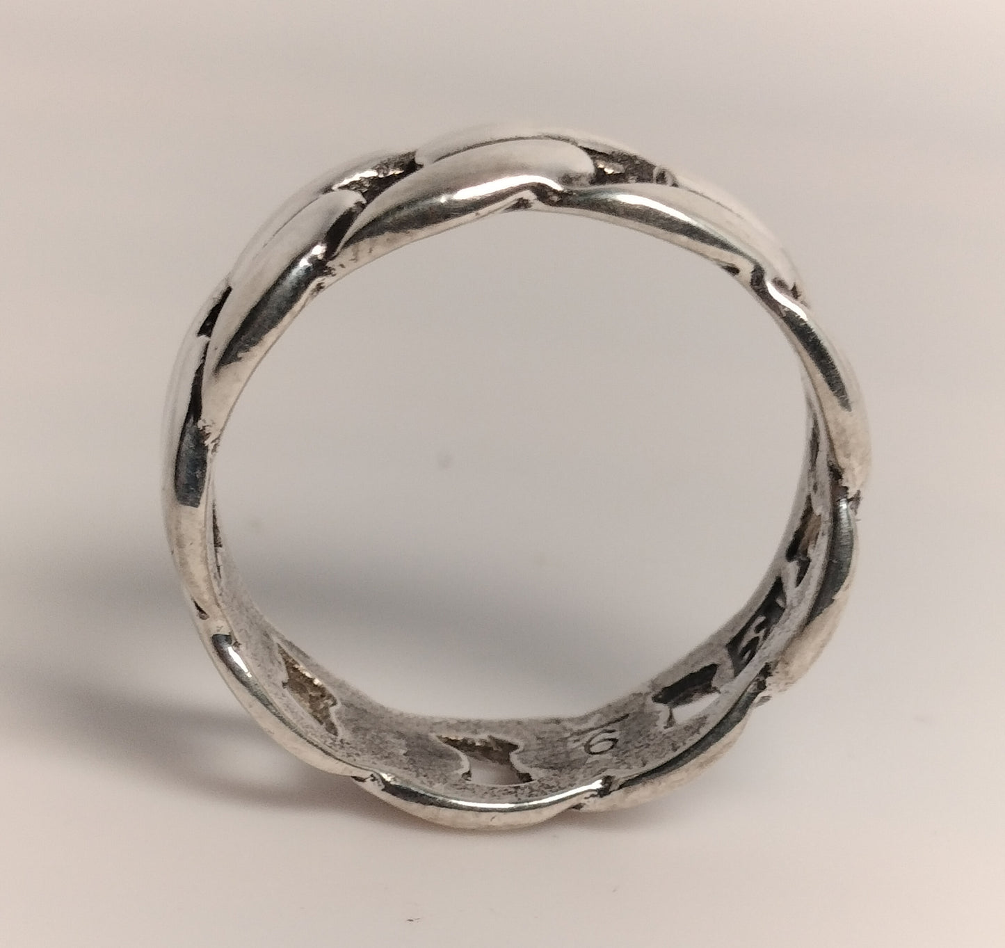 Sterling Silver Cuban Band