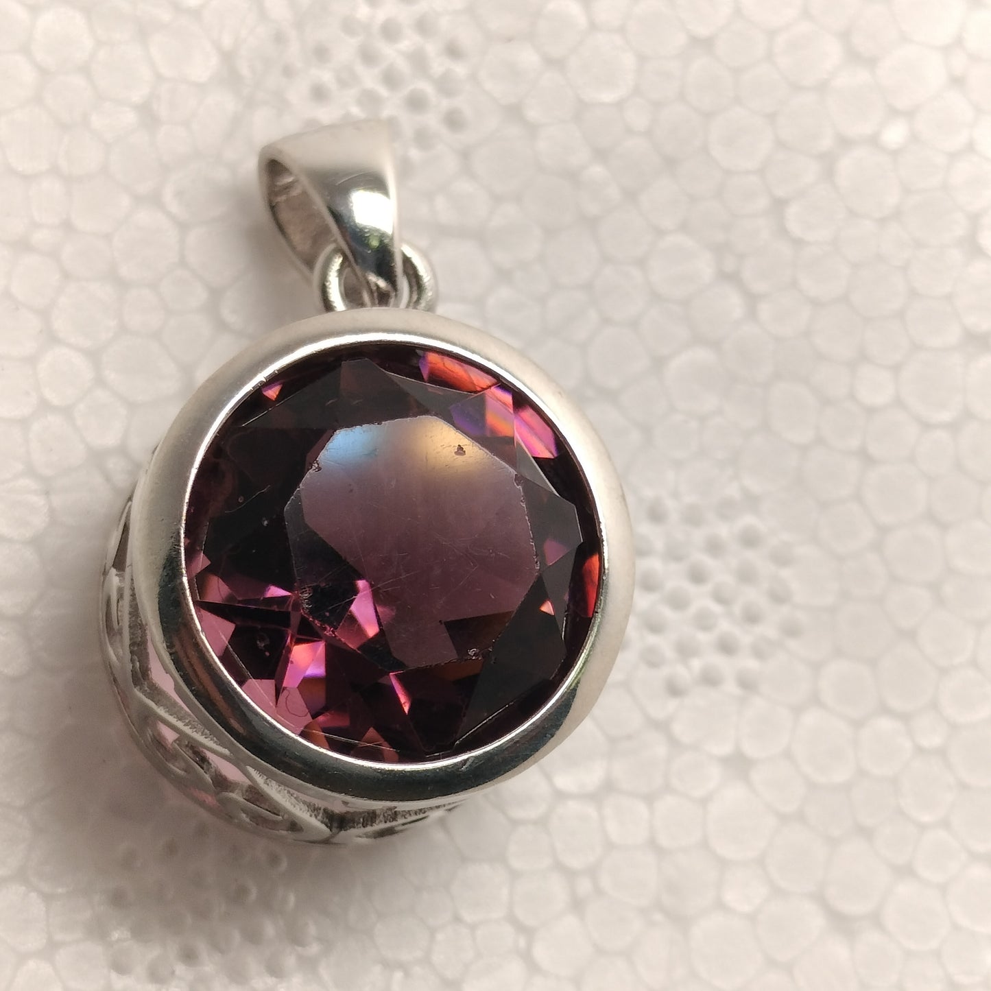 Sterling Silver Amethyst Pendant