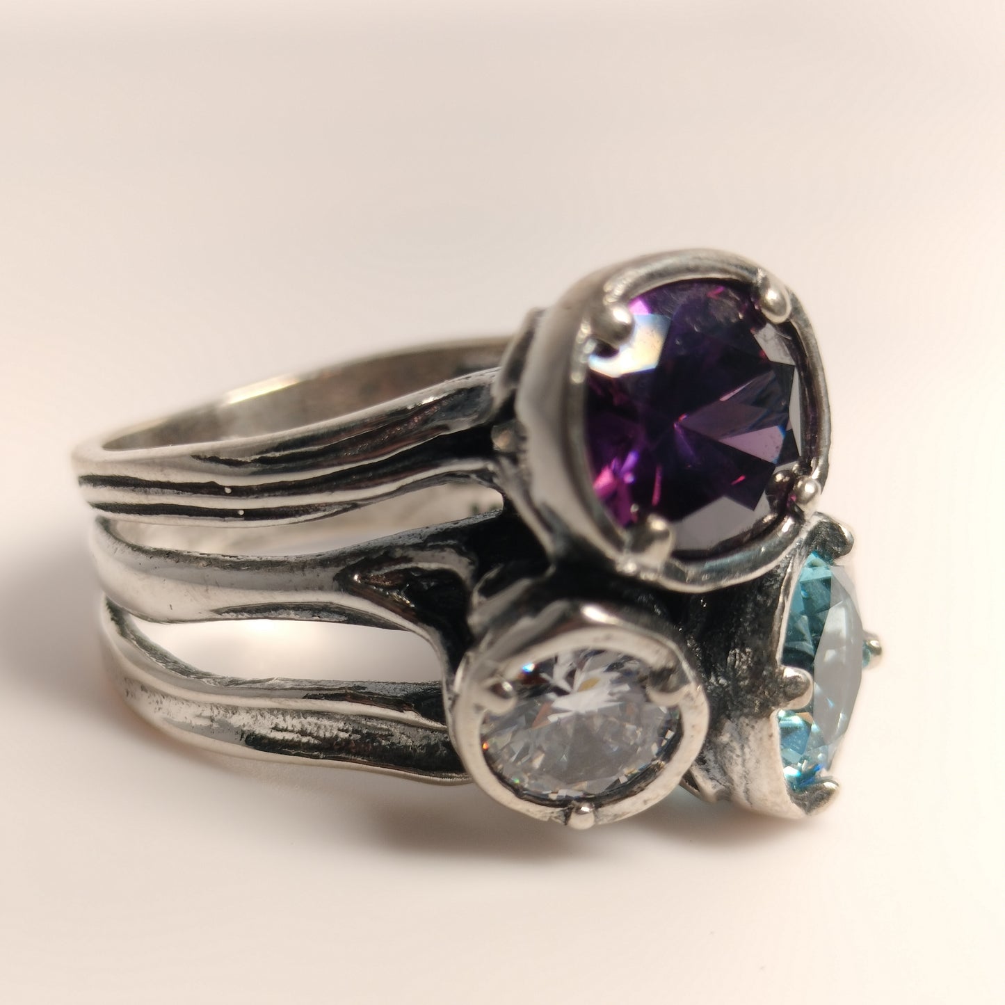 Sterling Silver Cubic Zirconia Ring