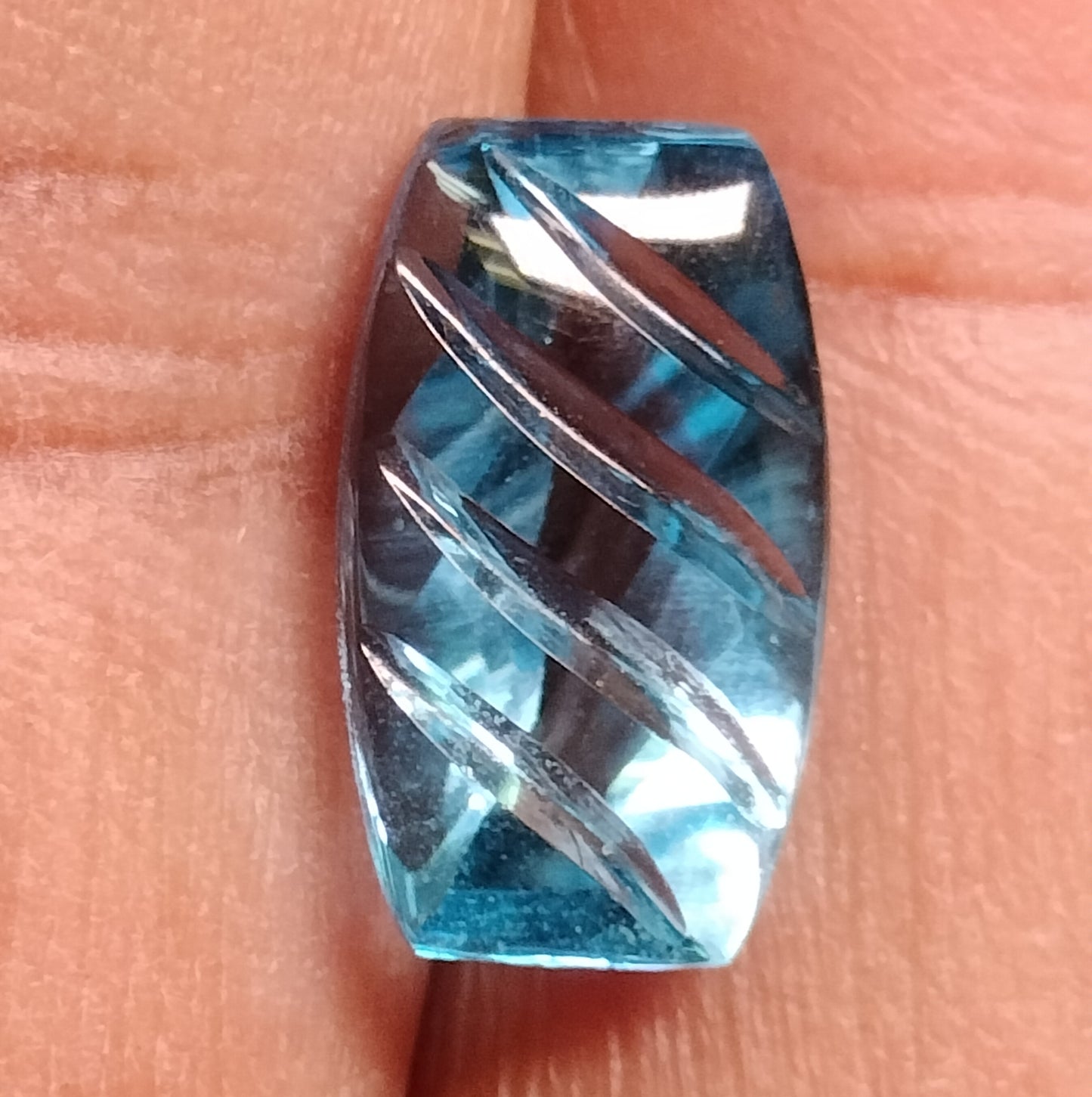 3.94 Carat Natural Blue Topaz Gemstone