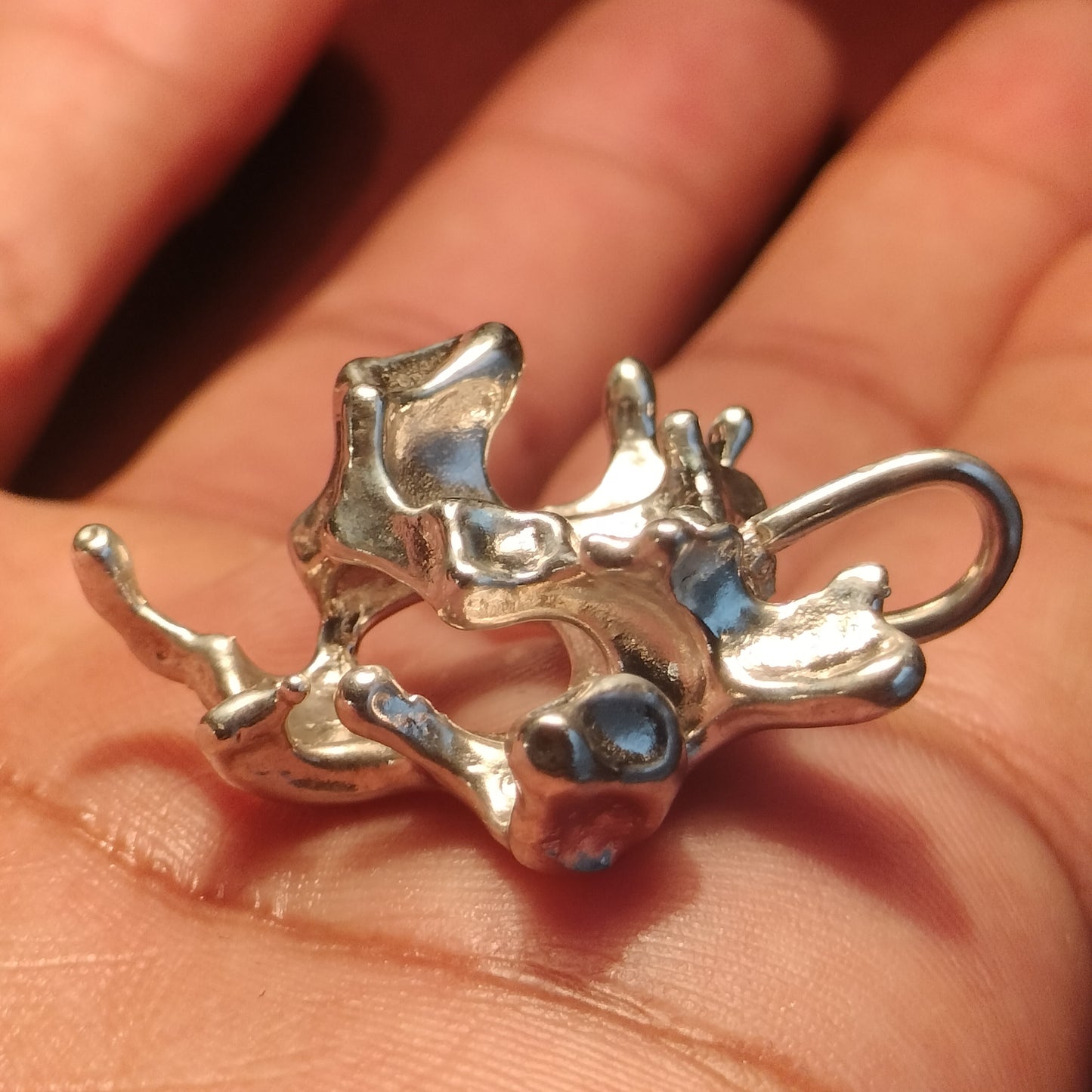 Sterling Silver Freeform Pendant
