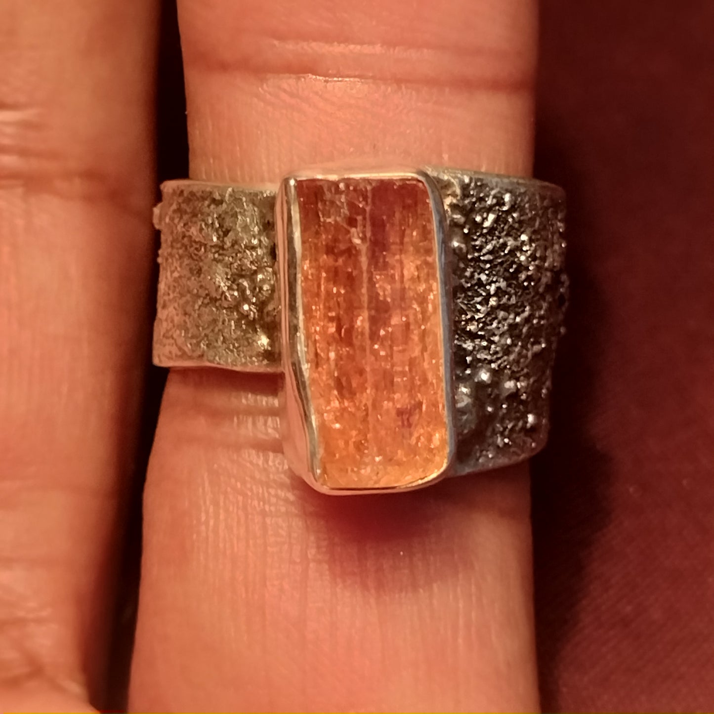 Sterling Silver Imperial Topaz ring