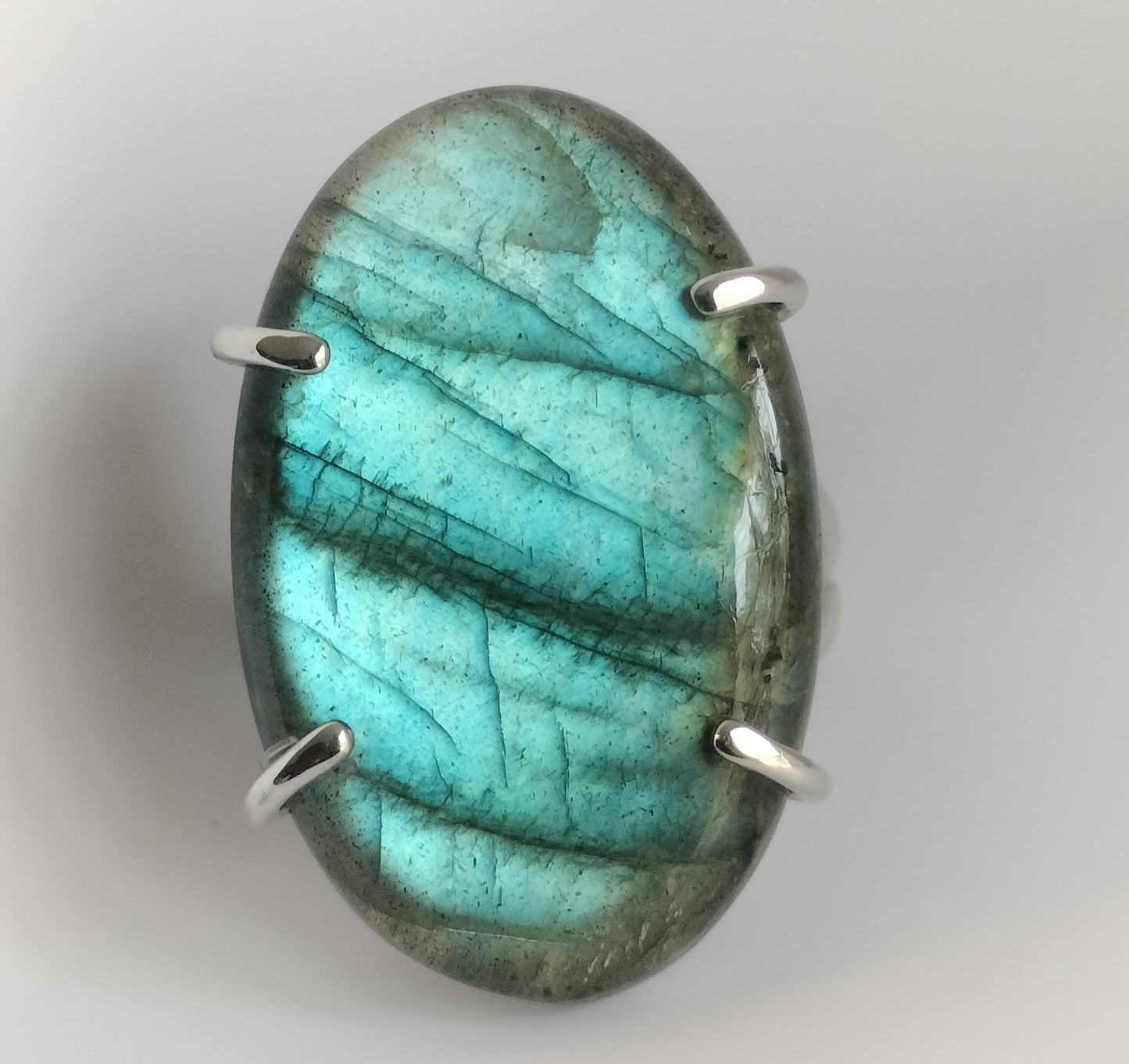 Sterling Silver Labradorite Ring