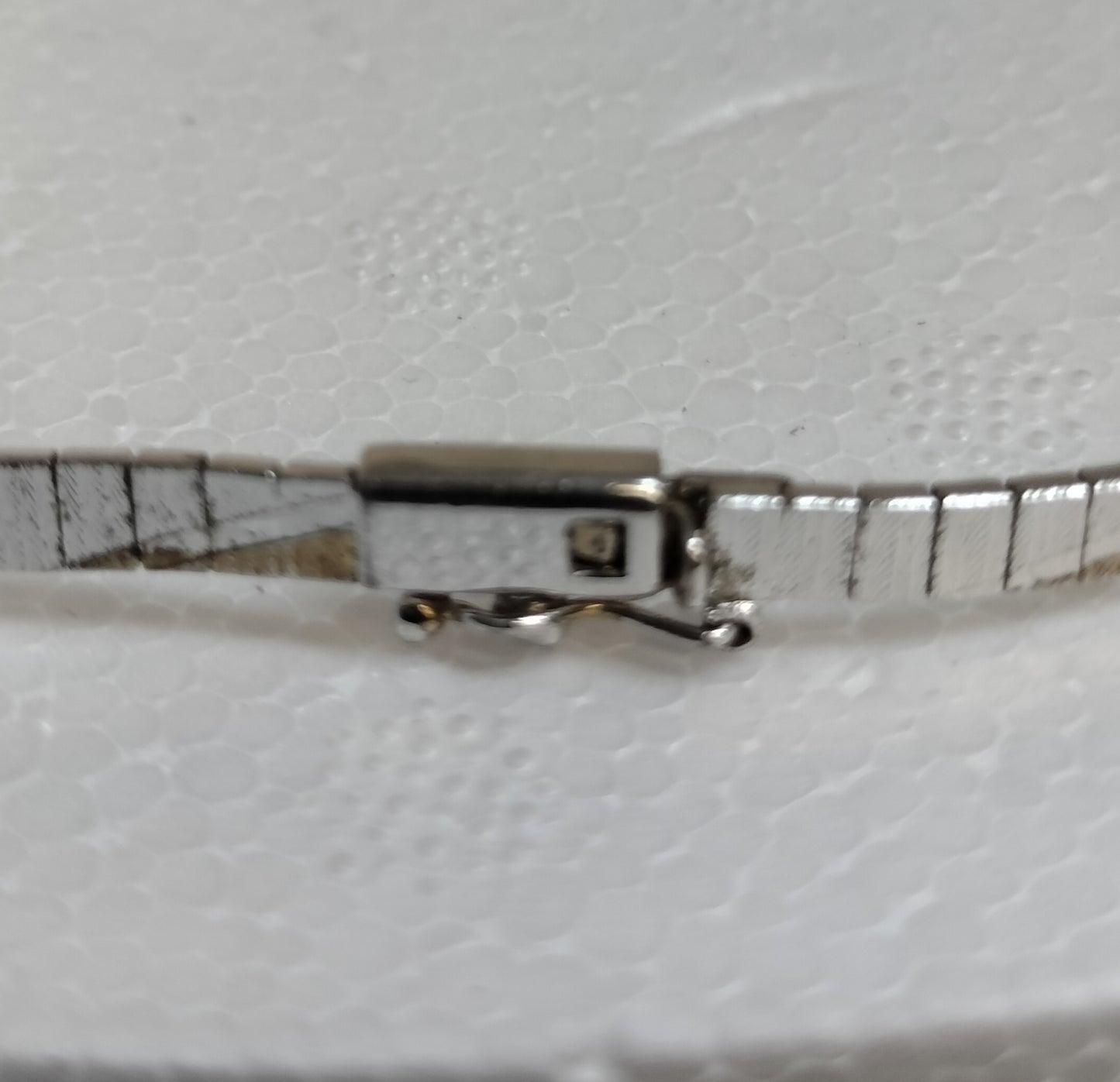 Sterling Silver Tricolor Omega Necklace