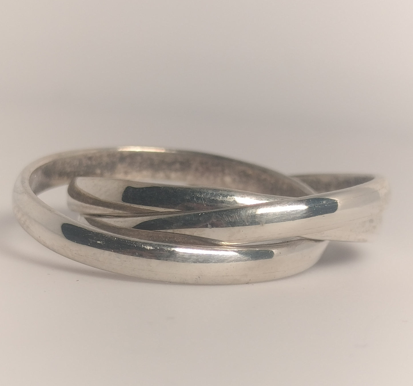 Sterling Silver Triple Band