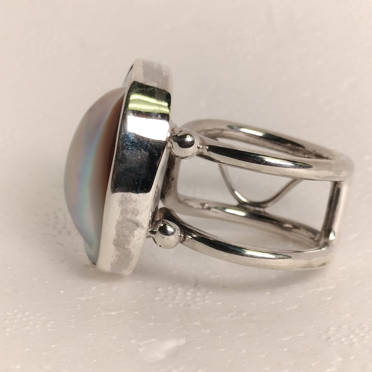 Sterling Silver Pearl Ring