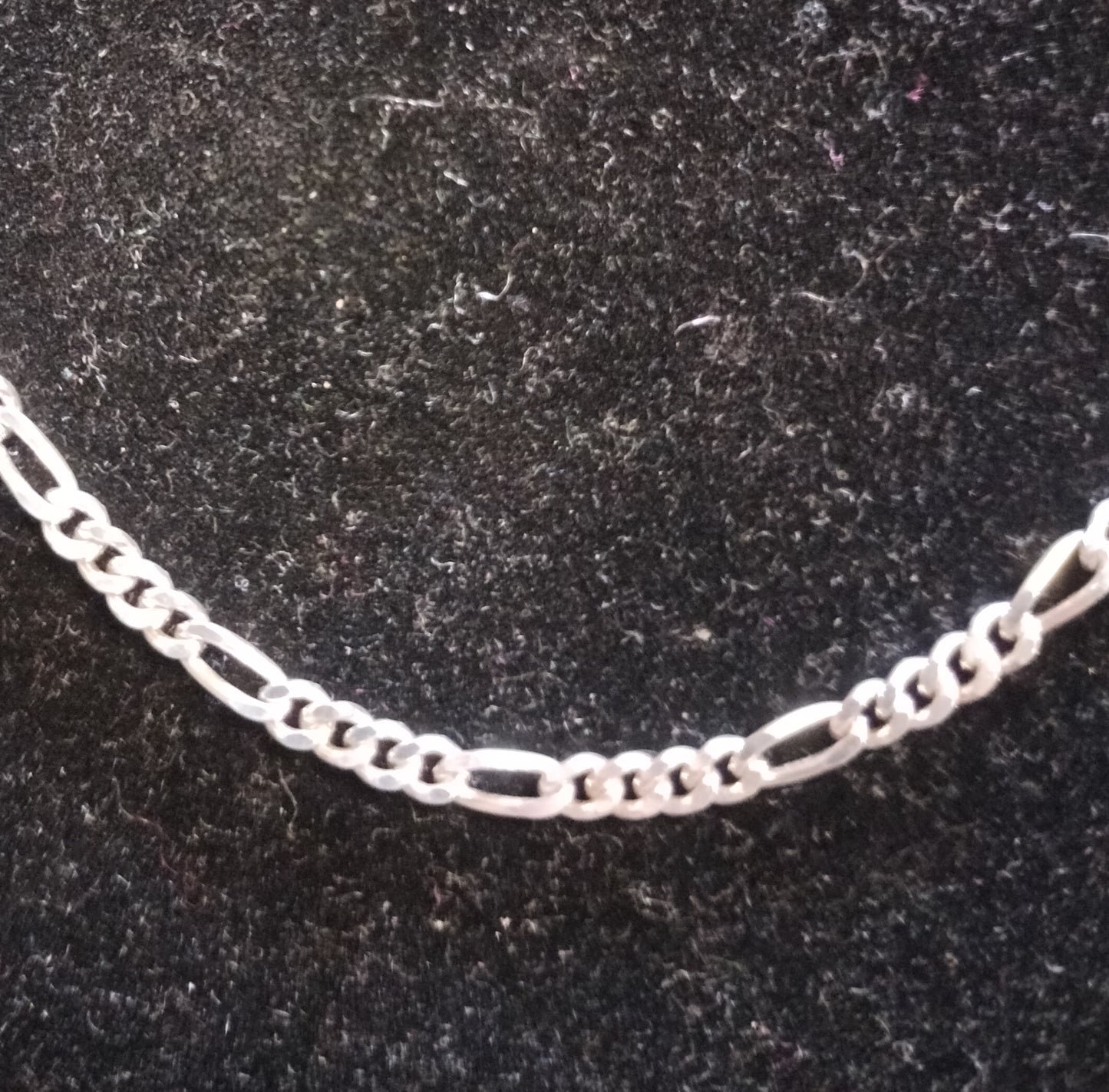 Sterling Silver Figaro Chain
