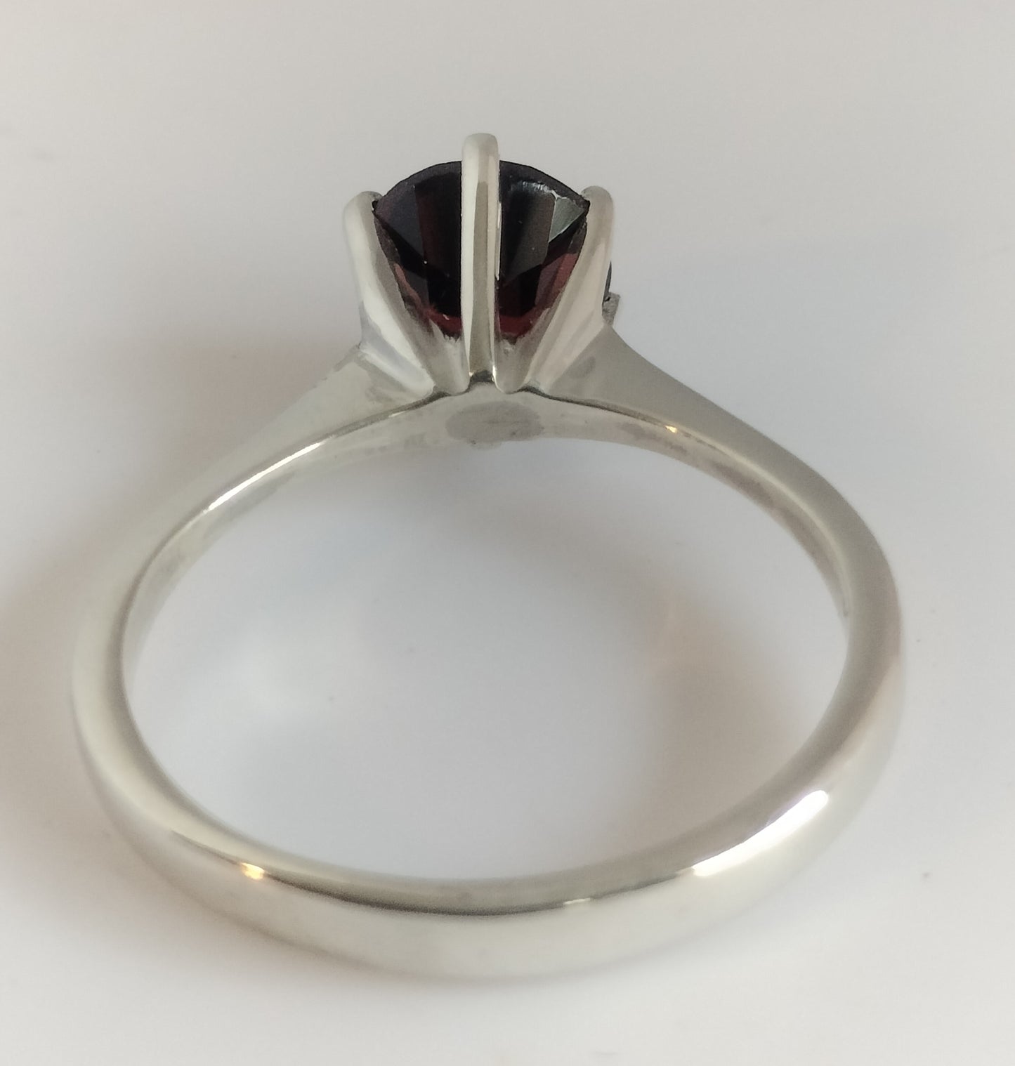Sterling Silver Garnet Ring