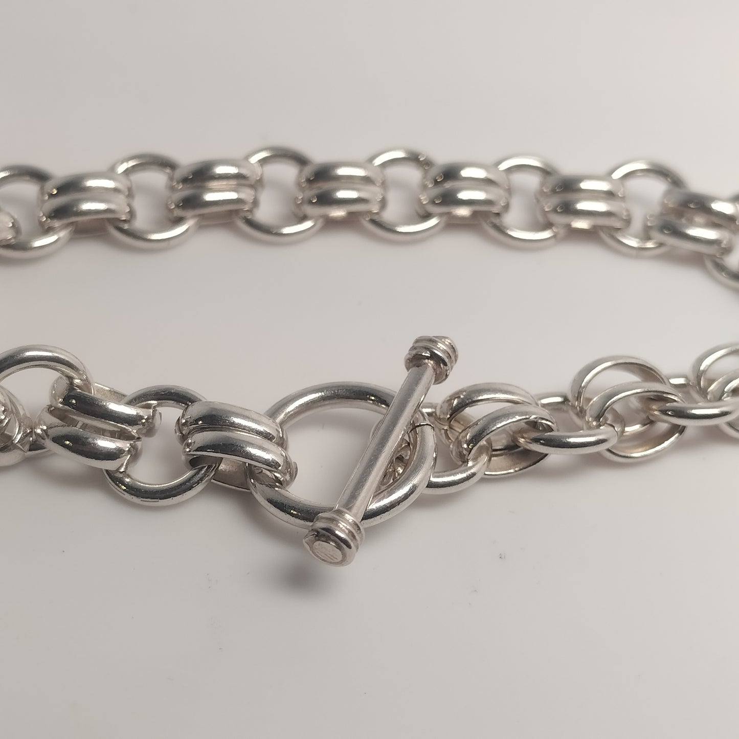 Sterling Silver Toggle Bracelet