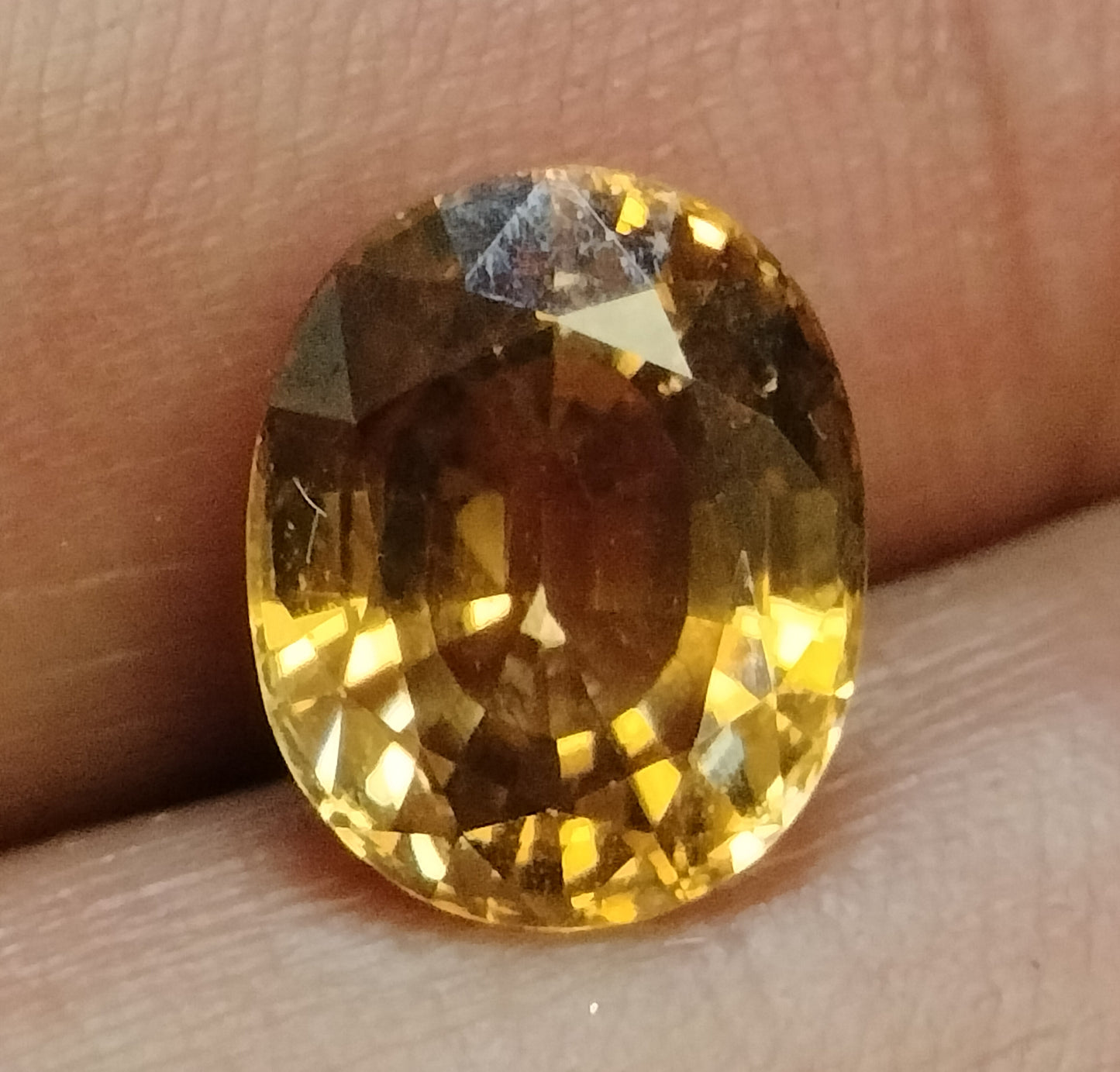 4.68 Carat Golden Zircon