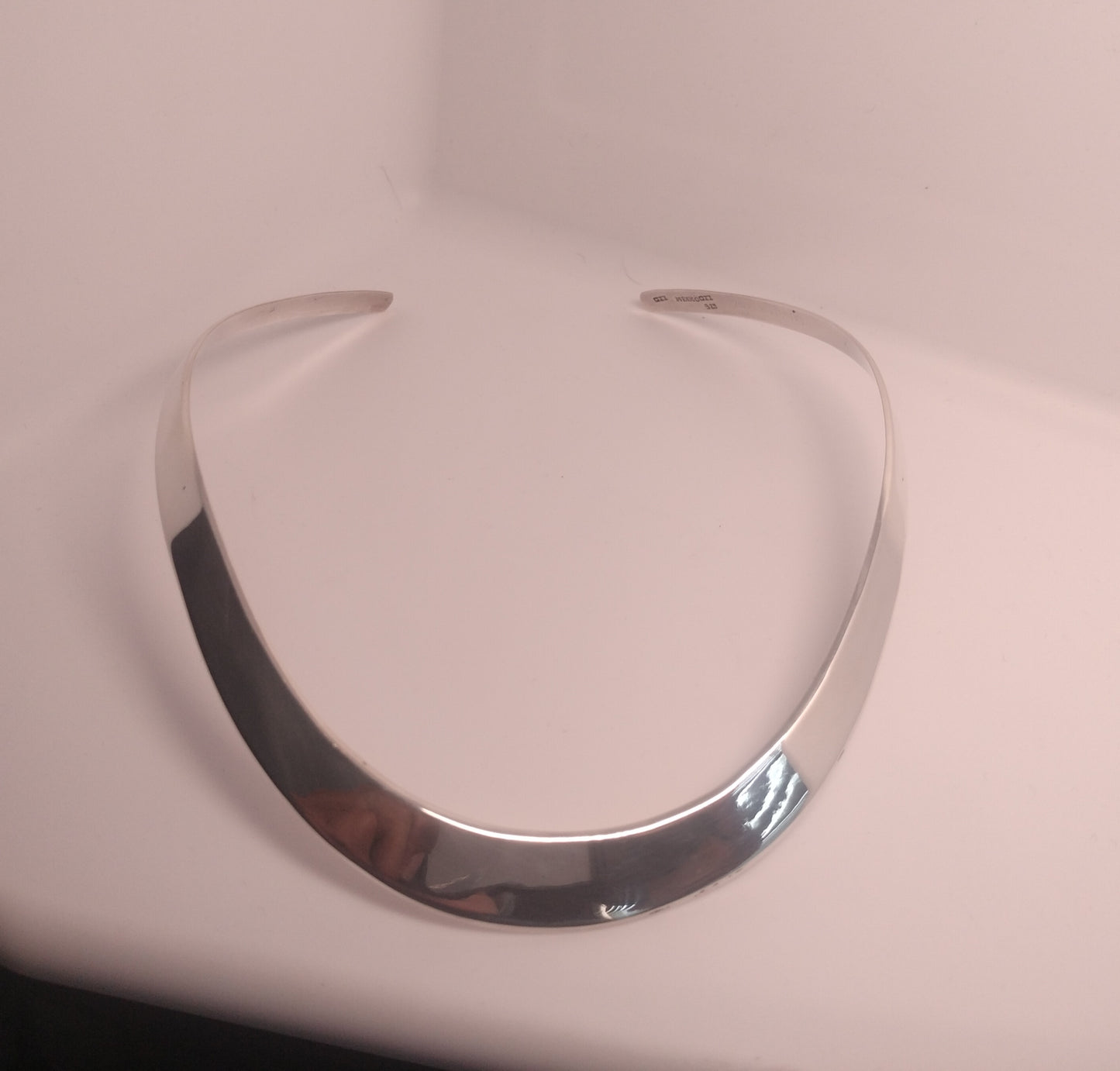 Sterling Silver Cuff Necklace