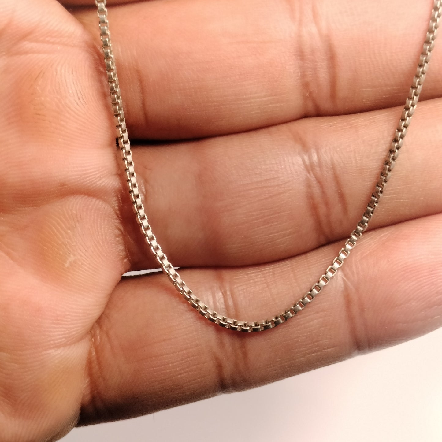 Sterling Silver Box chain