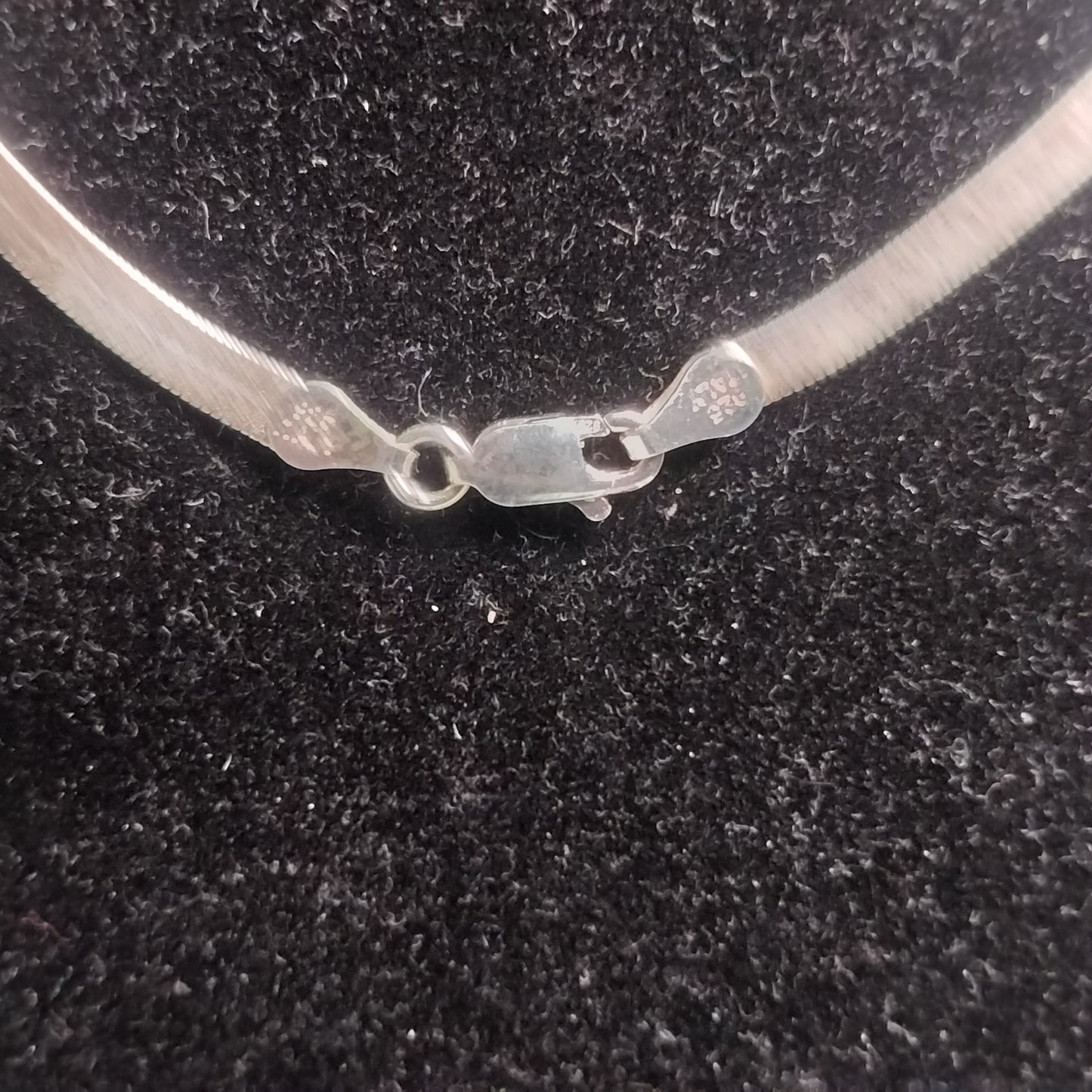 Sterling Silver Herringbone Necklace