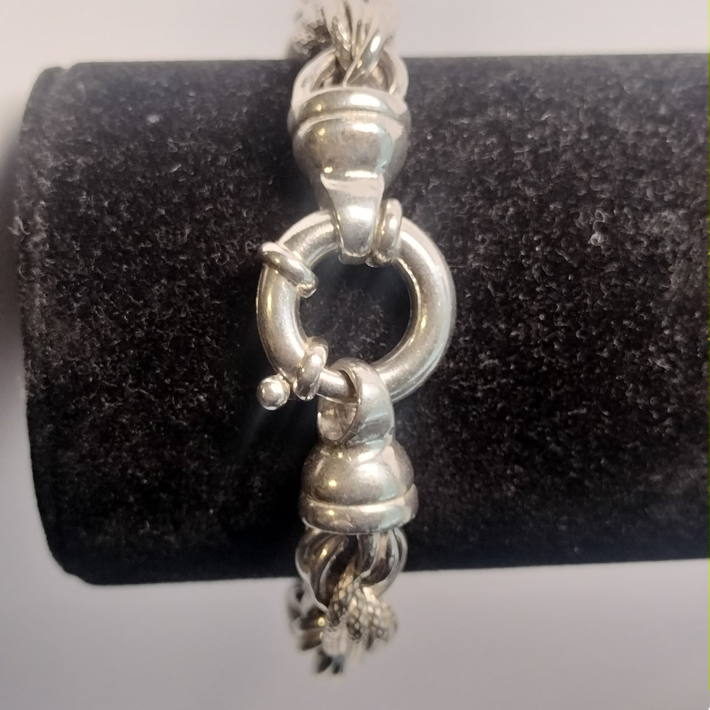 Sterling Silver Figarope Bracelet