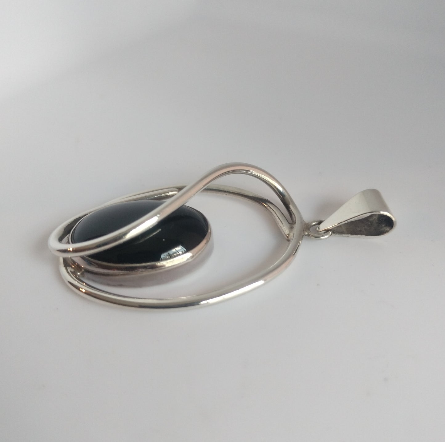 Sterling Silver Black Onyx Pendant