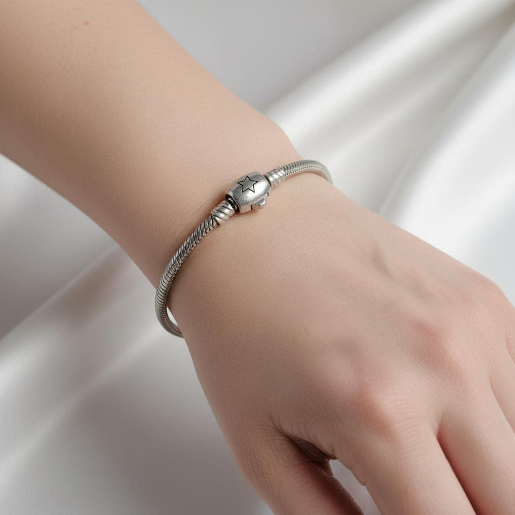 Sterling Silver Donatella Bead Bracelet